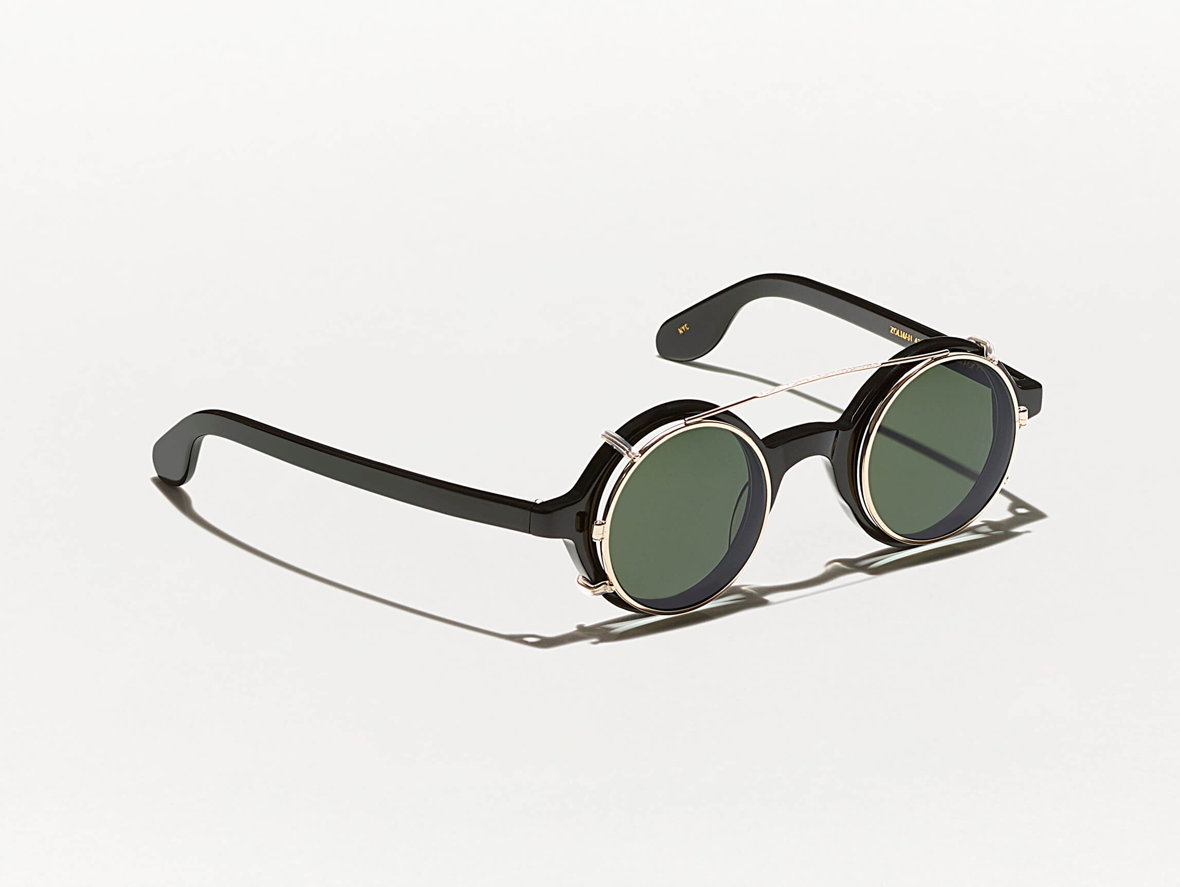 The ZOLMAN CLIP in Gold with G-15 Lenses