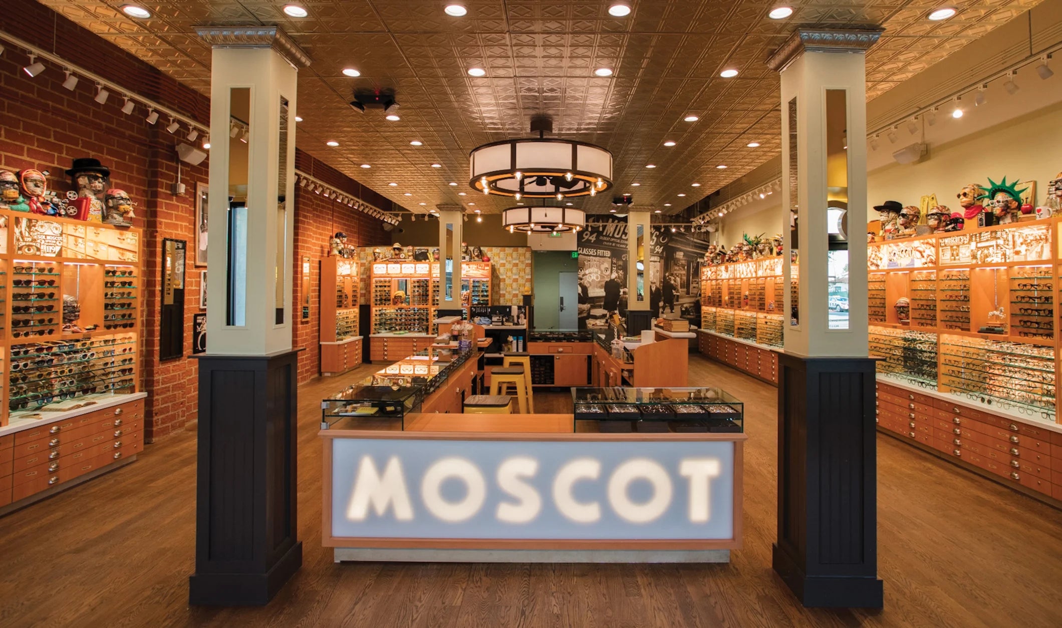 The MOSCOT Santa Monica Shop interior