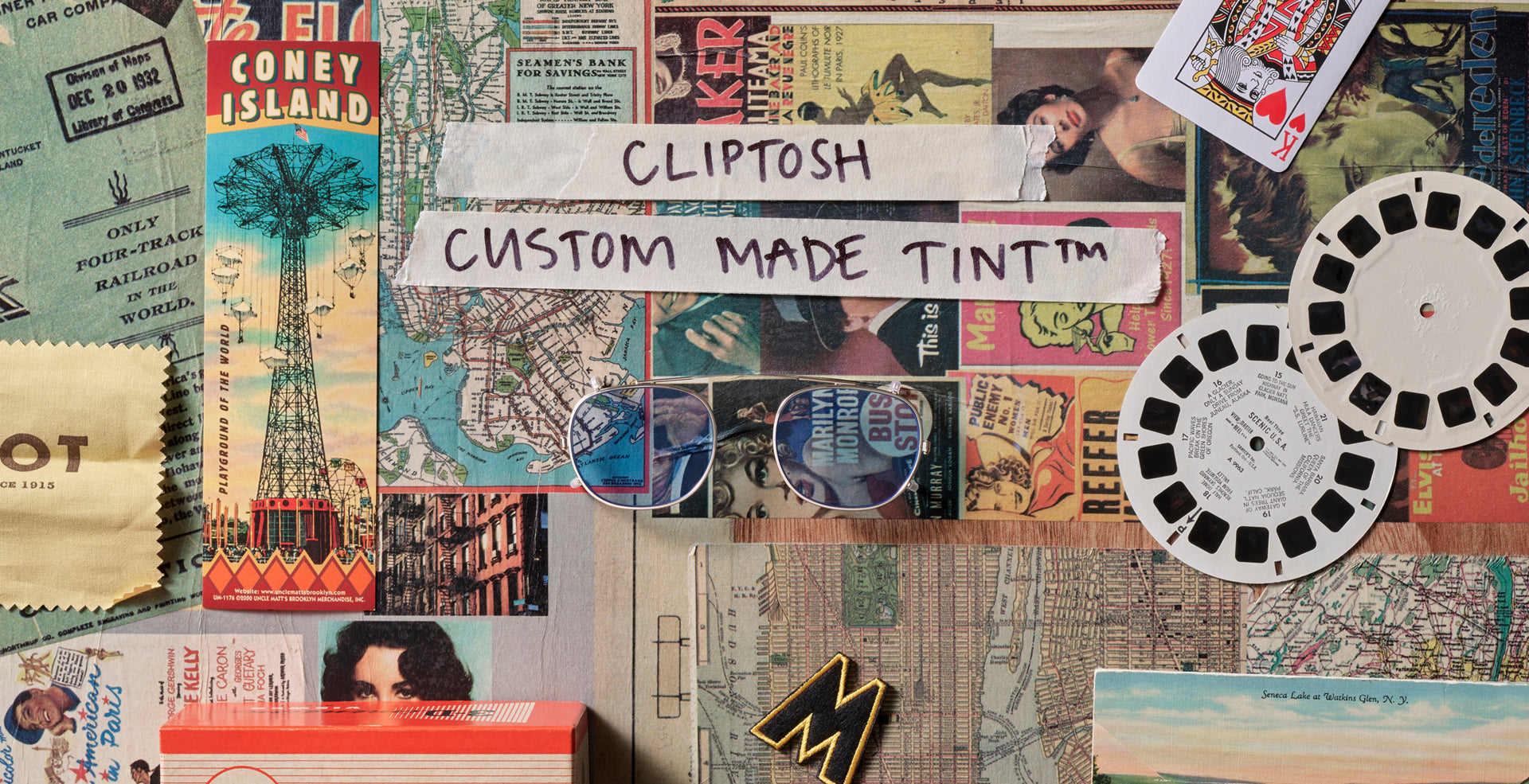 The CLIPTOSH in Gold with Custom Made Tints™ The CLIPTOSH in Gold with Custom Made Tints™