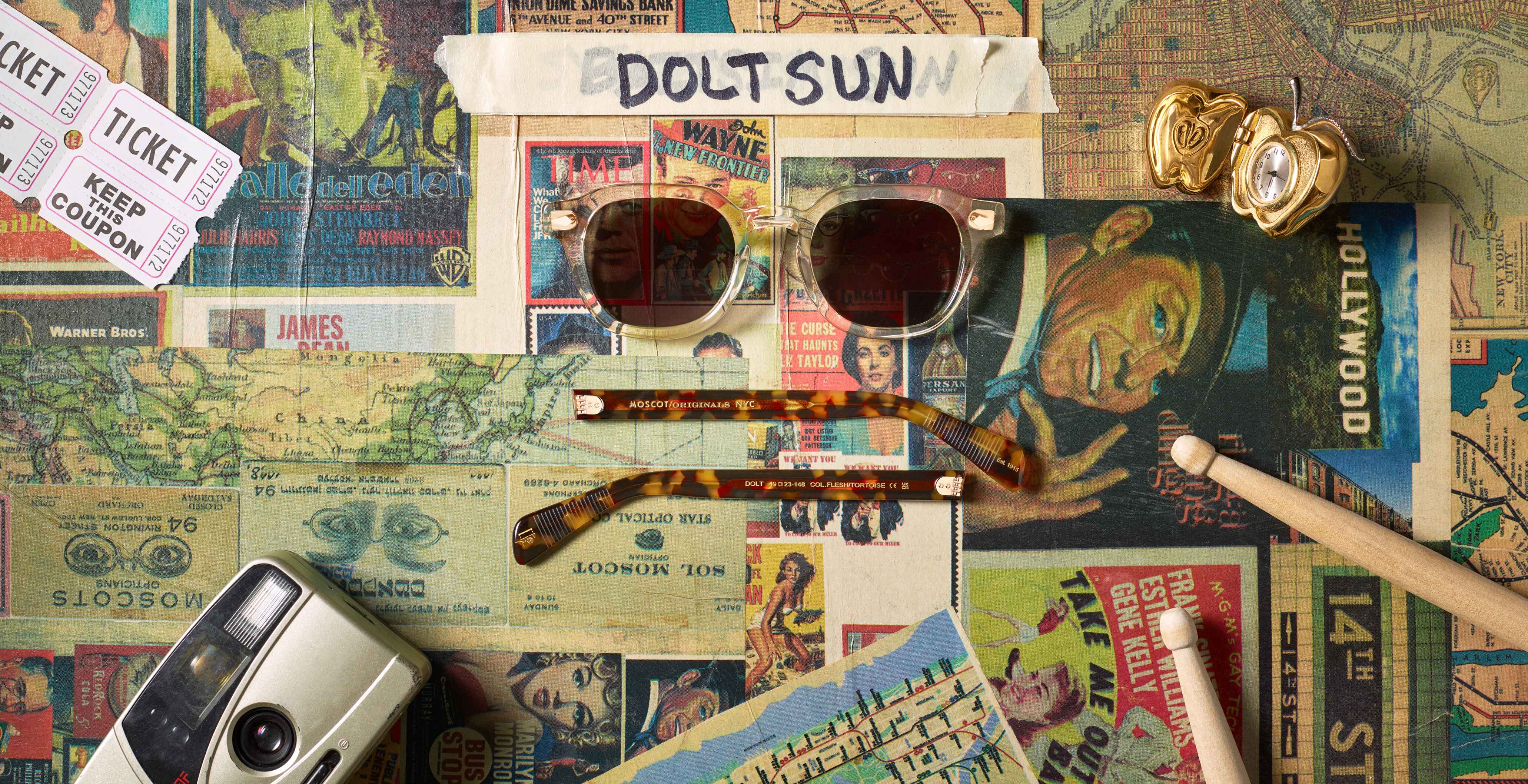 The DOLT SUN in Flesh/Tortoise with G-15 Glass Lenses The DOLT SUN in Flesh/Tortoise with G-15 Glass Lenses