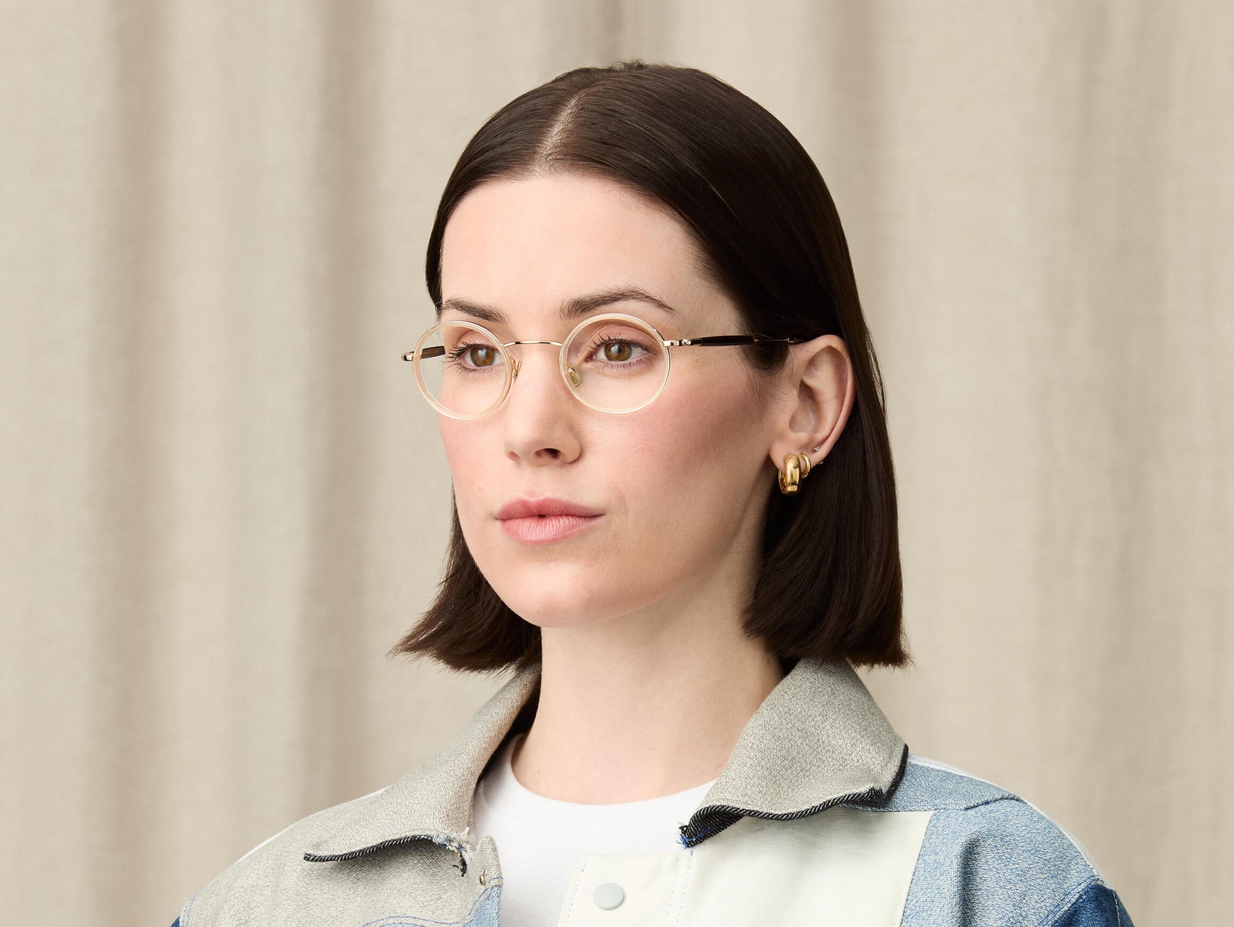 Model is wearing The COSNIC in size 44 in Flesh-Dark Brown Model is wearing The COSNIC in size 44 in Flesh-Dark Brown