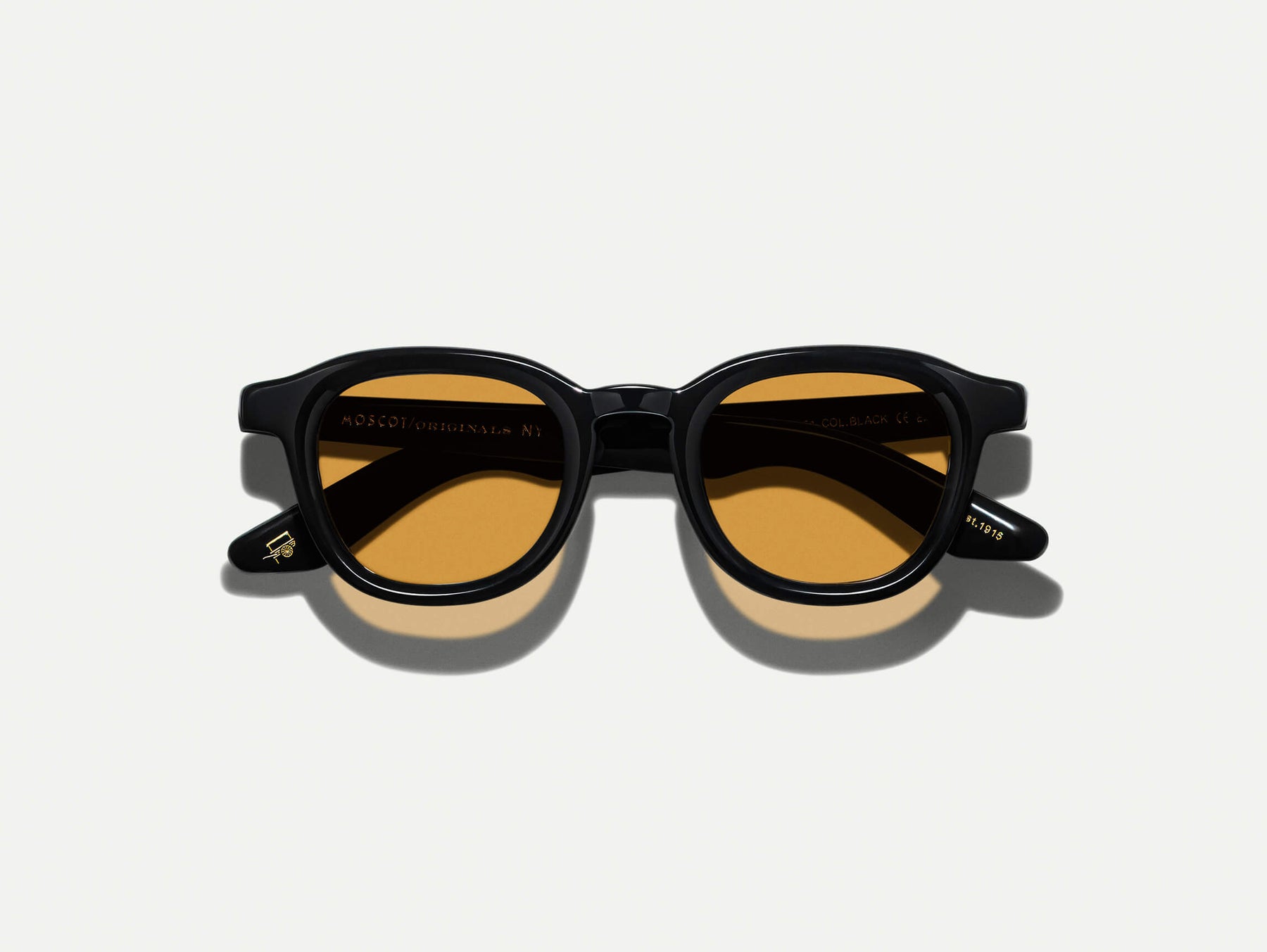 The DAHVEN Black with Amber Tinted Lenses The DAHVEN Black with Amber Tinted Lenses
