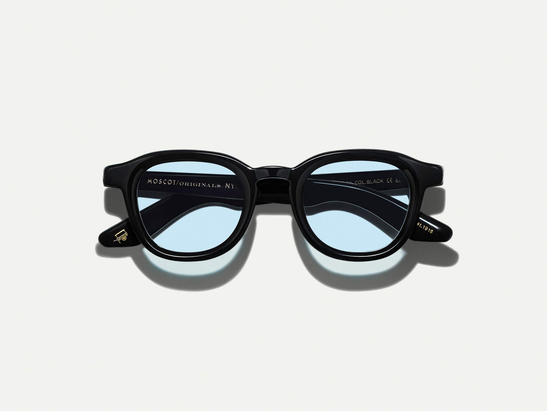 The DAHVEN Black with Bel Air Blue Tinted Lenses The DAHVEN Black with Bel Air Blue Tinted Lenses