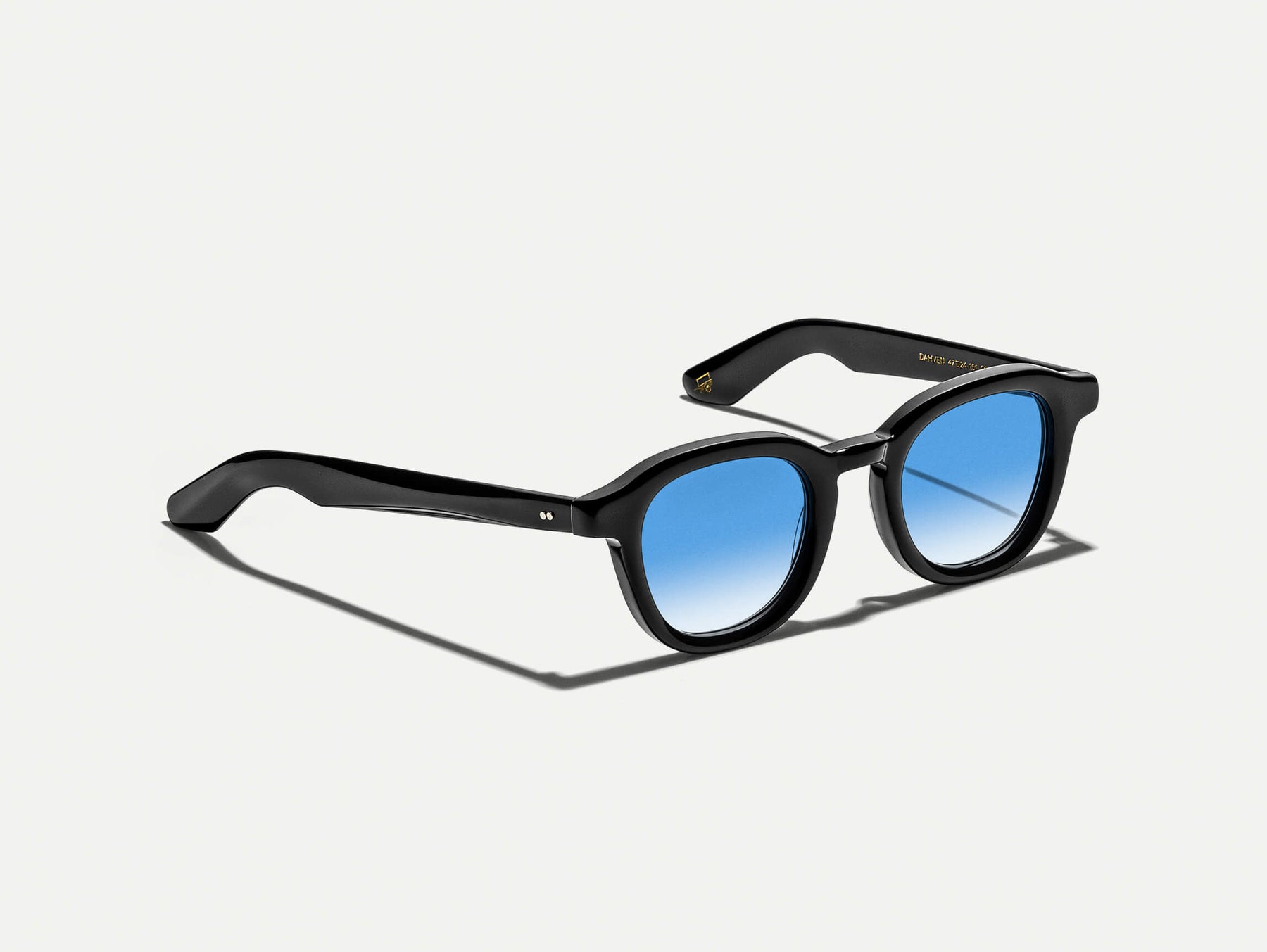 The DAHVEN Black with Broadway Blue Fade Tinted Lenses The DAHVEN Black with Broadway Blue Fade Tinted Lenses