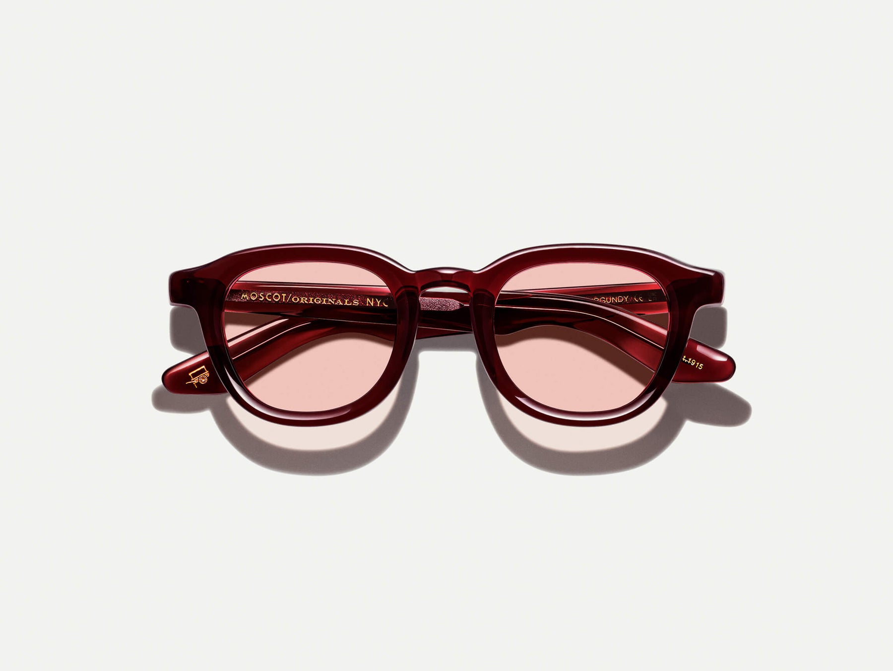 The DAHVEN in Burgundy with New York Rose Tinted Lenses The DAHVEN in Burgundy with New York Rose Tinted Lenses