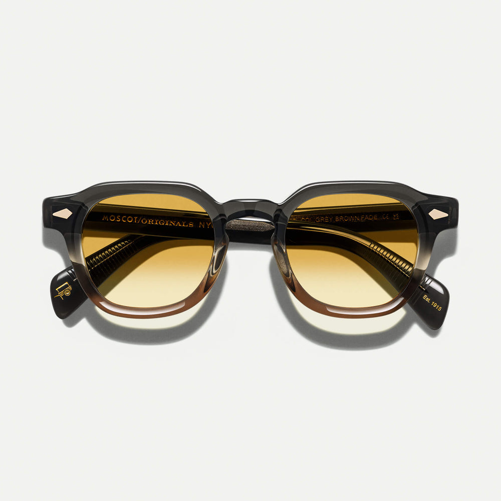 #color_grey-brown fade| The DOLT SUN in Grey-Brown Fade with Chestnut Fade Tinted Lenses