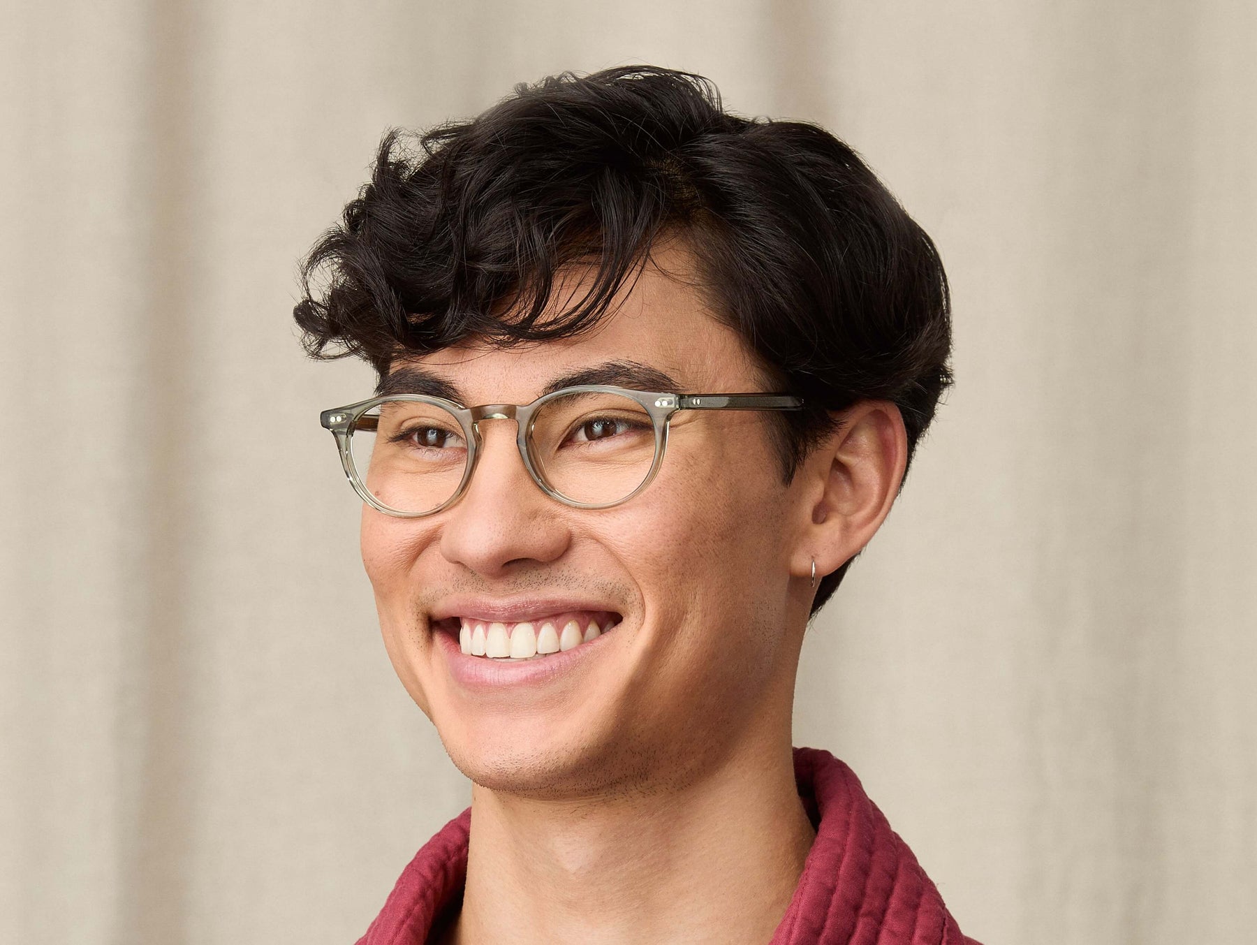 Model is wearing The FRANKIE in size 48 in Sage Model is wearing The FRANKIE in size 48 in Sage