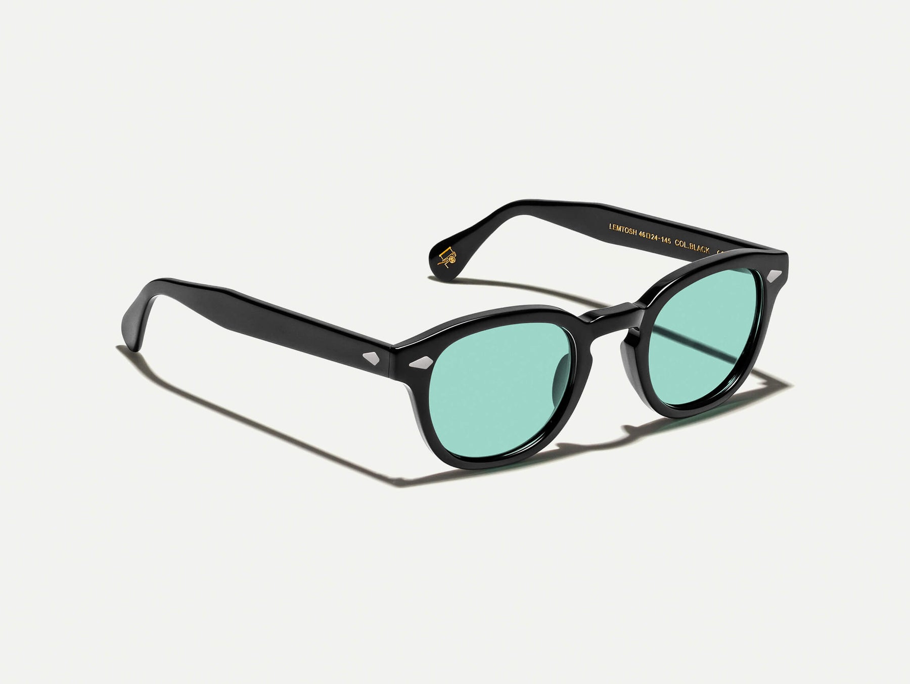The LEMTOSH Black with Turquoise Tinted Lenses The LEMTOSH Black with Turquoise Tinted Lenses