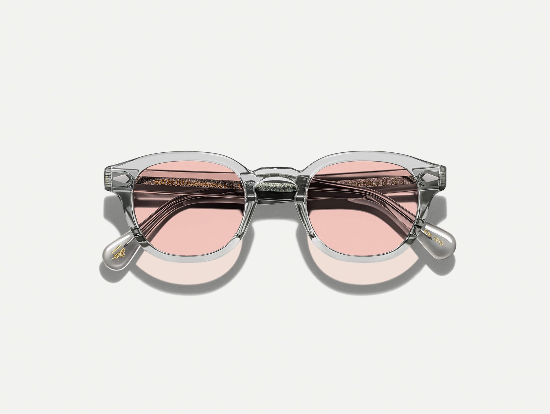 The LEMTOSH Light Grey with New York Rose Tinted Lenses The LEMTOSH Light Grey with New York Rose Tinted Lenses