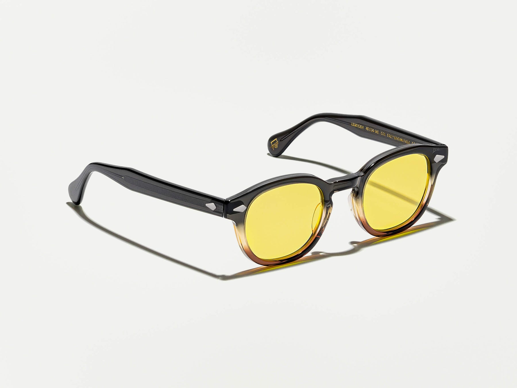 The LEMTOSH in Grey-Brown Fade with Mellow Yellow Tinted Lenses The LEMTOSH in Grey-Brown Fade with Mellow Yellow Tinted Lenses