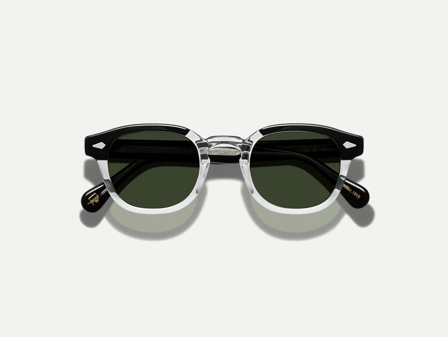 The LEMTOSH SUN in black/crystal with G-15 Glass Lenses The LEMTOSH SUN in black/crystal with G-15 Glass Lenses