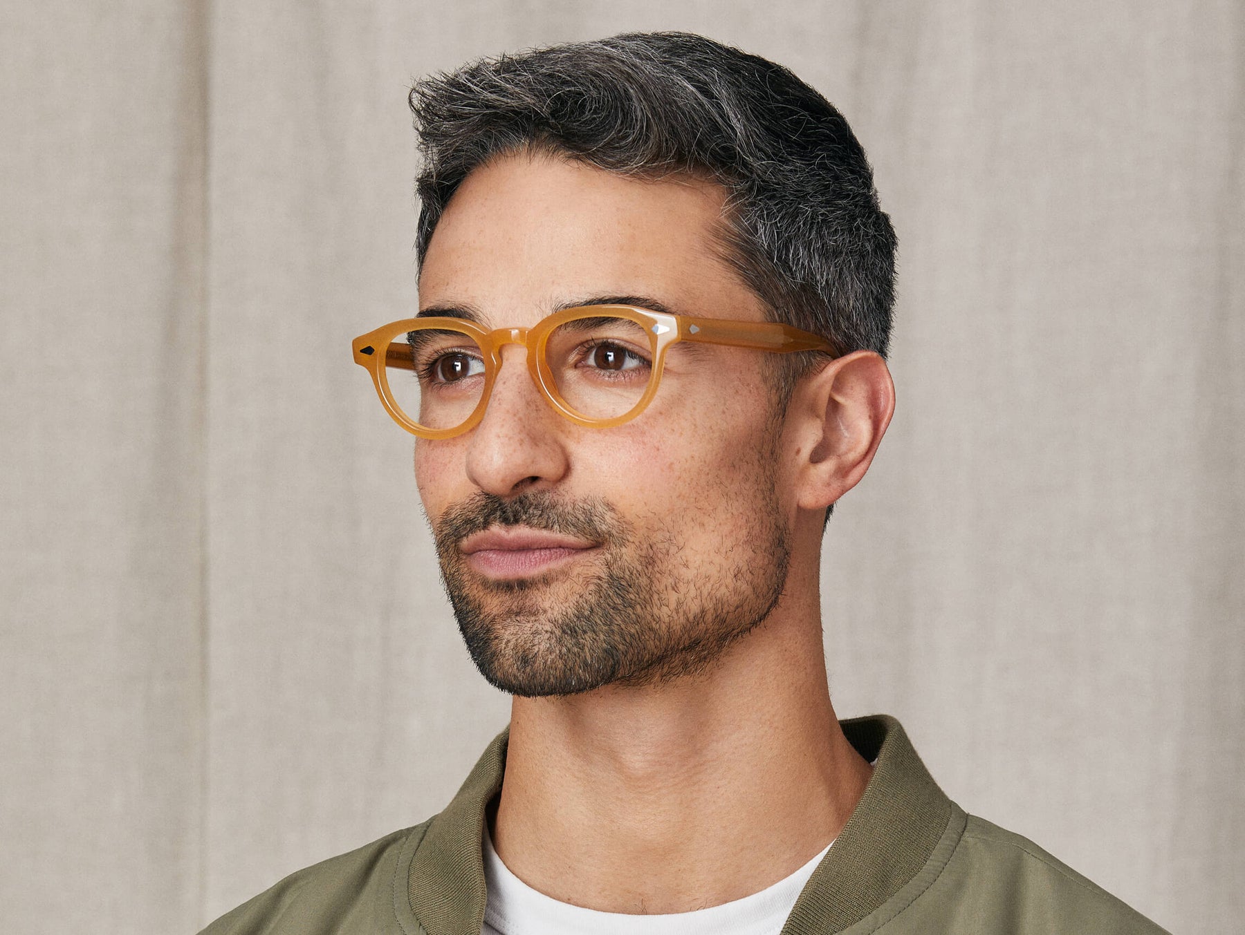 Model is wearing The MAYDELA in size 46 in Goldenrod Model is wearing The MAYDELA in size 46 in Goldenrod