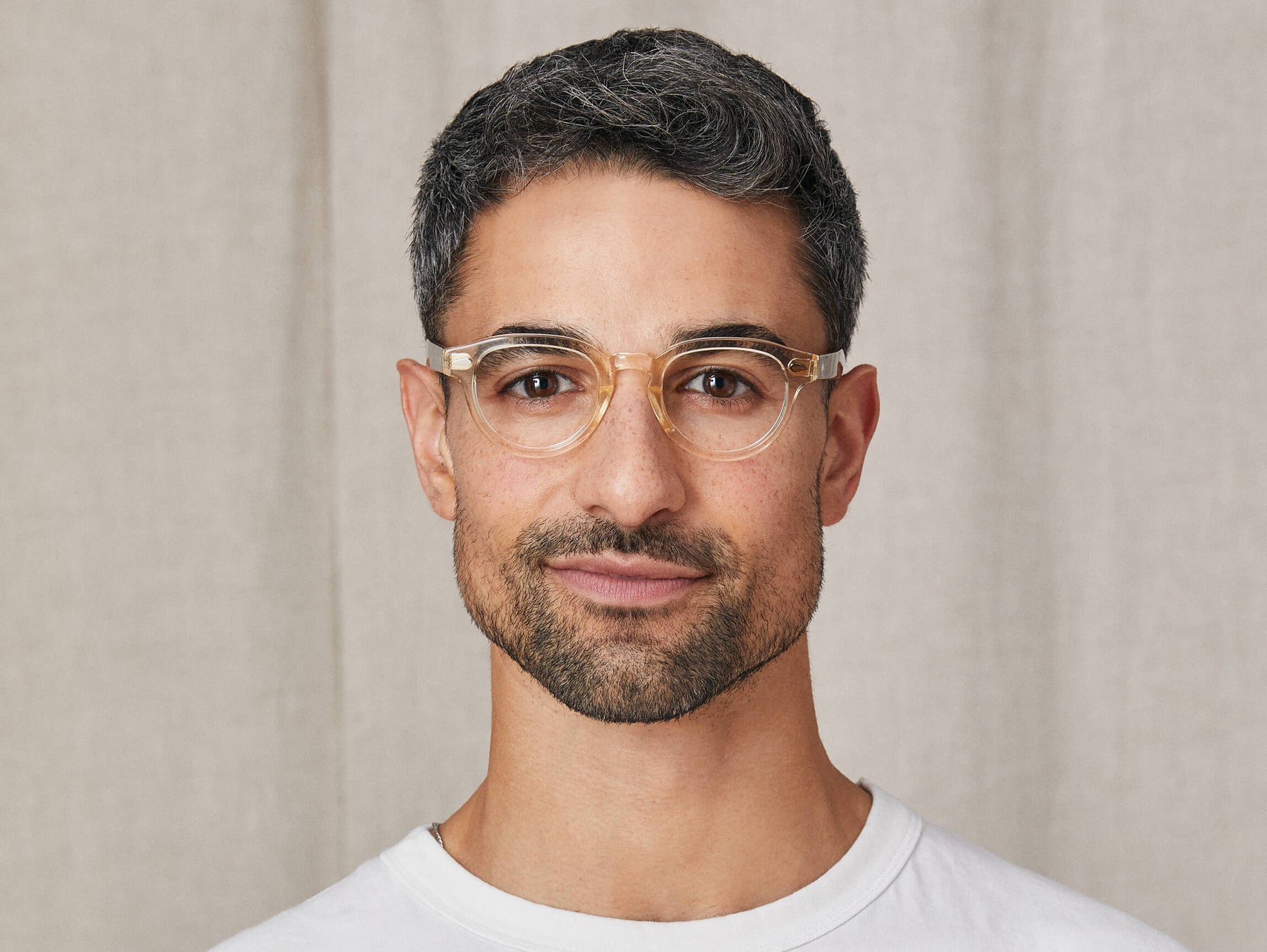 Model is wearing The MAYDELA in size 46 in Flesh/Tortoise Model is wearing The MAYDELA in size 46 in Flesh/Tortoise