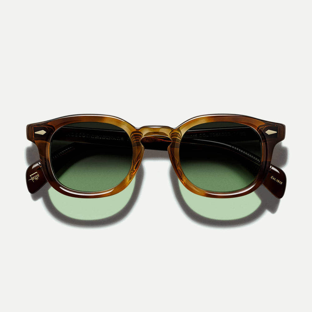 #color_tobacco | The MEKLER SUN in Tobacco with Forest Wood Tinted Lenses