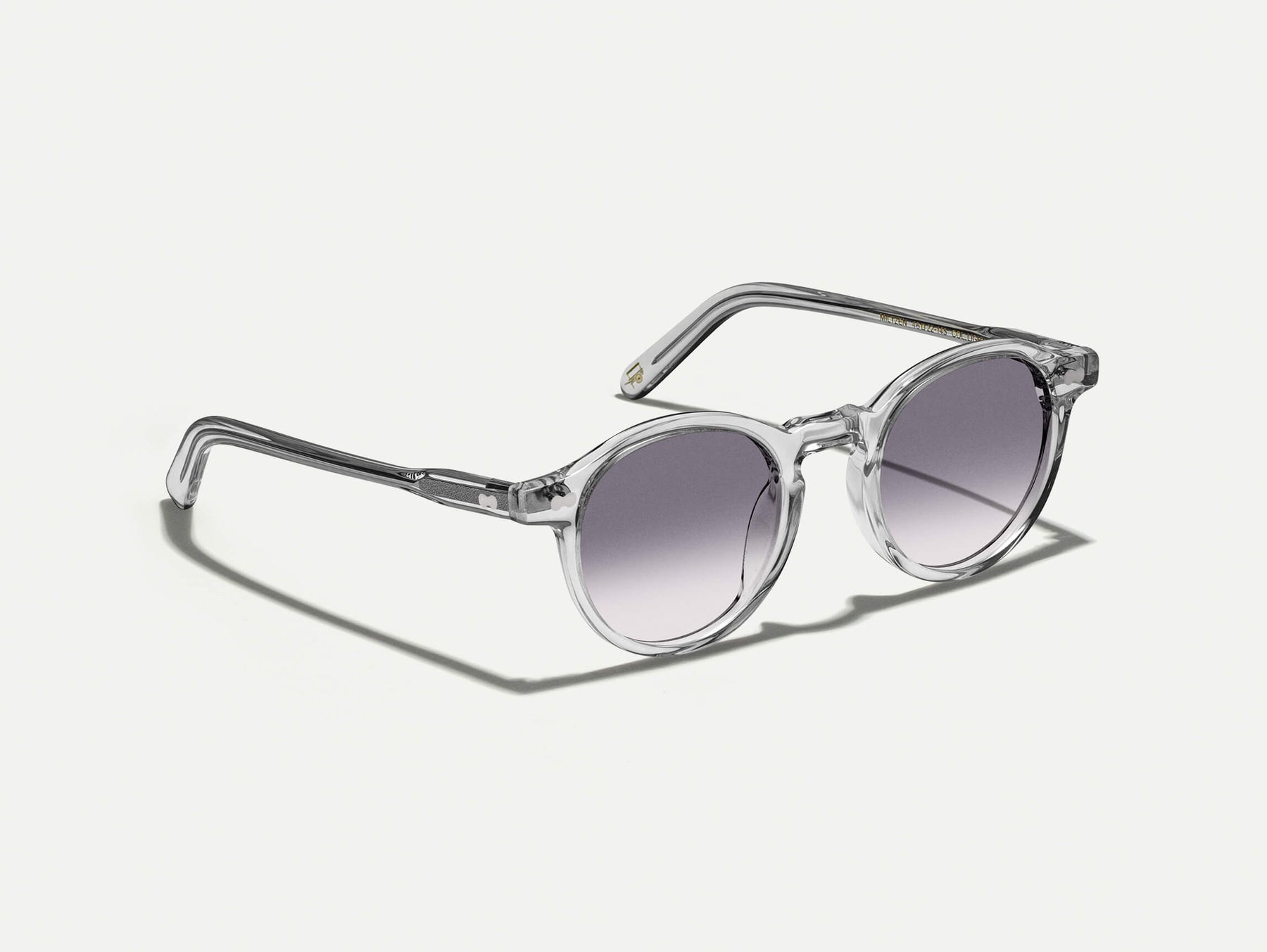 The MILTZEN in Light Grey with American Grey Fade Tinted Lenses The MILTZEN in Light Grey with American Grey Fade Tinted Lenses