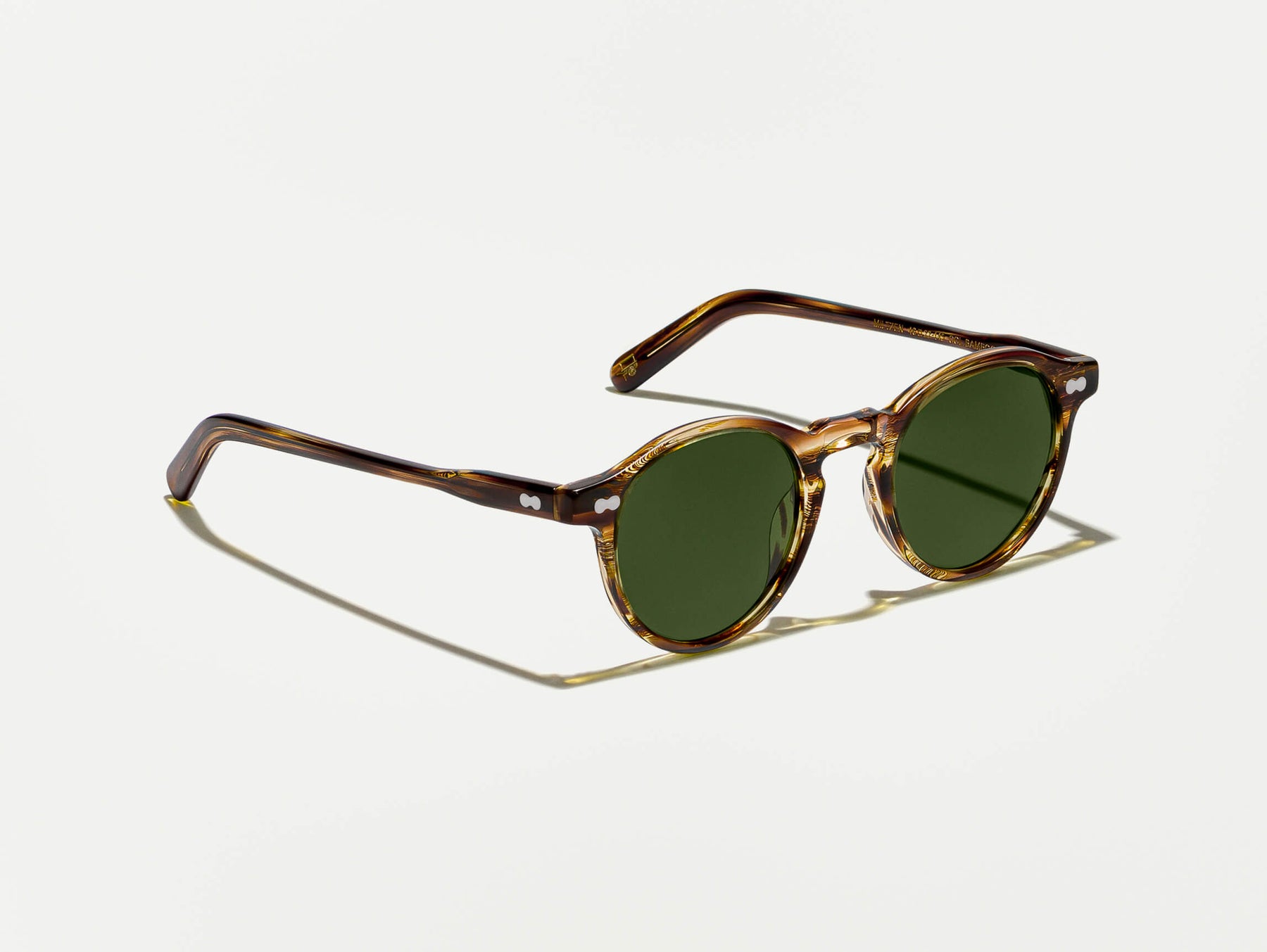 The MILTZEN in Bamboo with Calibar Green Glass Lenses The MILTZEN in Bamboo with Calibar Green Glass Lenses