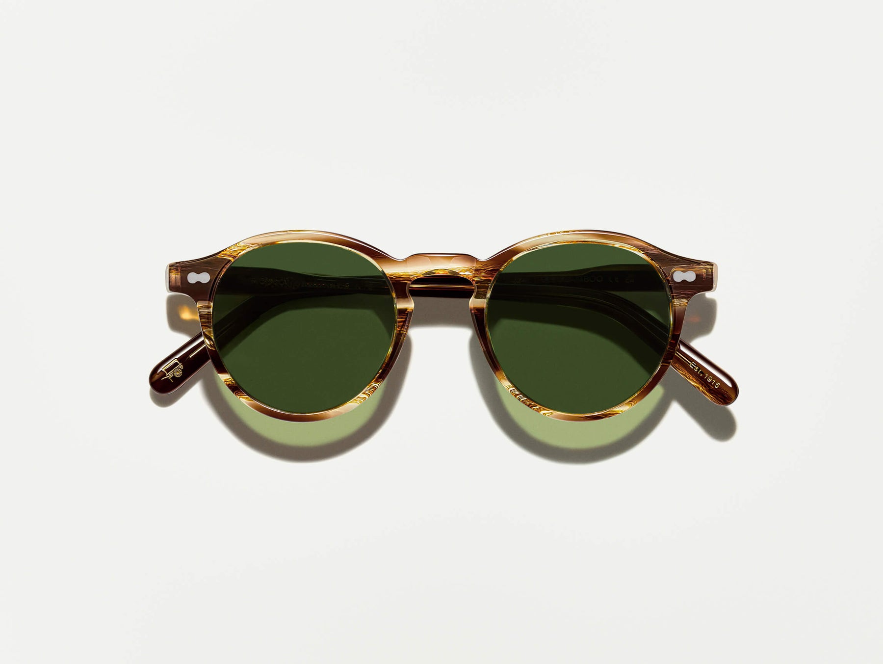 The MILTZEN in Bamboo with Calibar Green Glass Lenses The MILTZEN in Bamboo with Calibar Green Glass Lenses