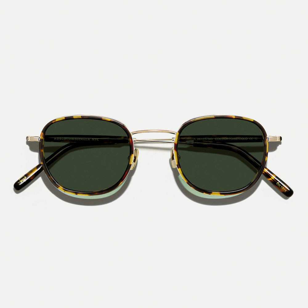 #color_tortoise/gold | The MOSHA SUN in Tortoise/Gold with G-15 Tinted Lenses