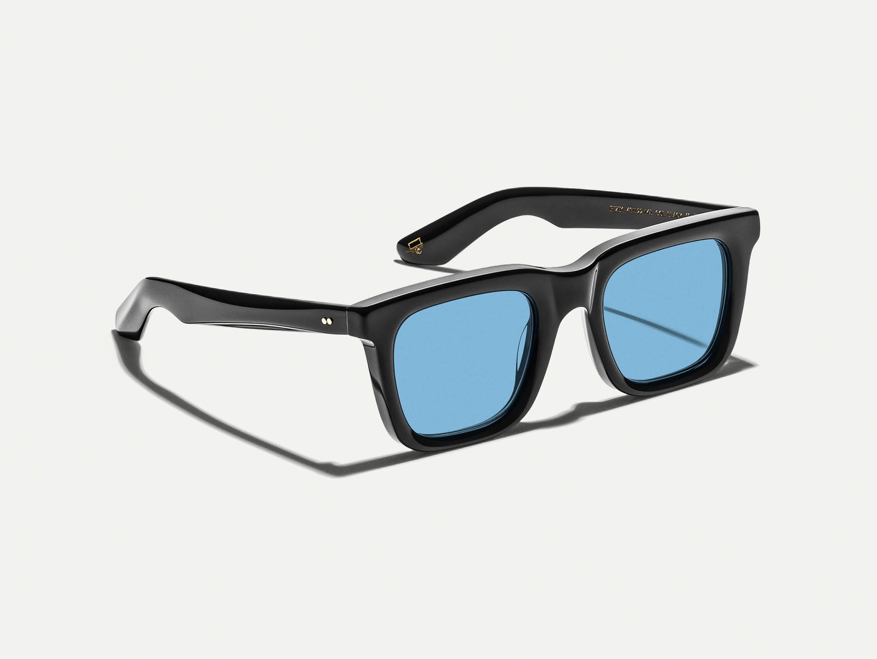 The RIZIK Black with Celebrity Blue Tinted Lenses The RIZIK Black with Celebrity Blue Tinted Lenses
