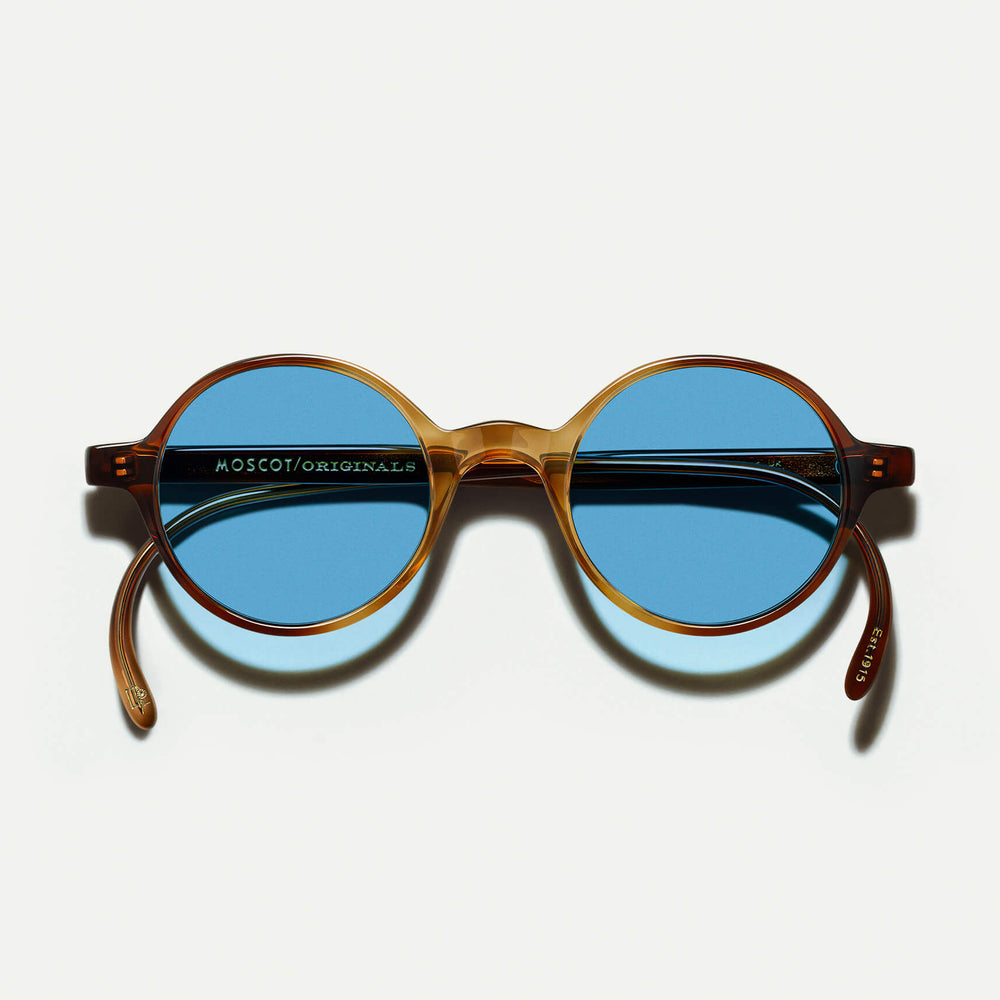 #color_tobacco | The SCOOCH SUN in Tobacco with Celebrity Blue Tinted Lenses