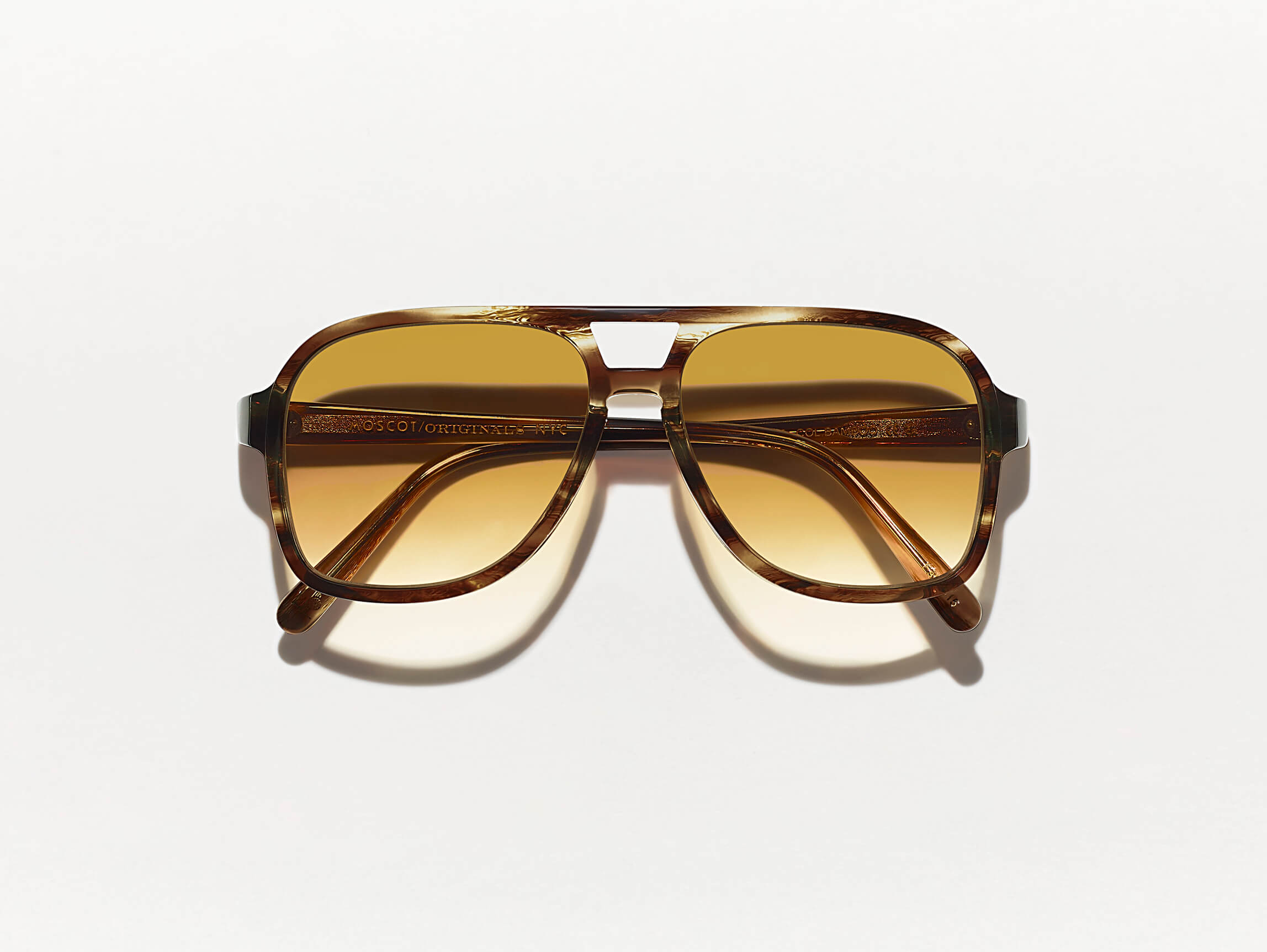 #color_bamboo | The SHEISTER SUN in Bamboo with Chestnut Fade Tinted Lenses