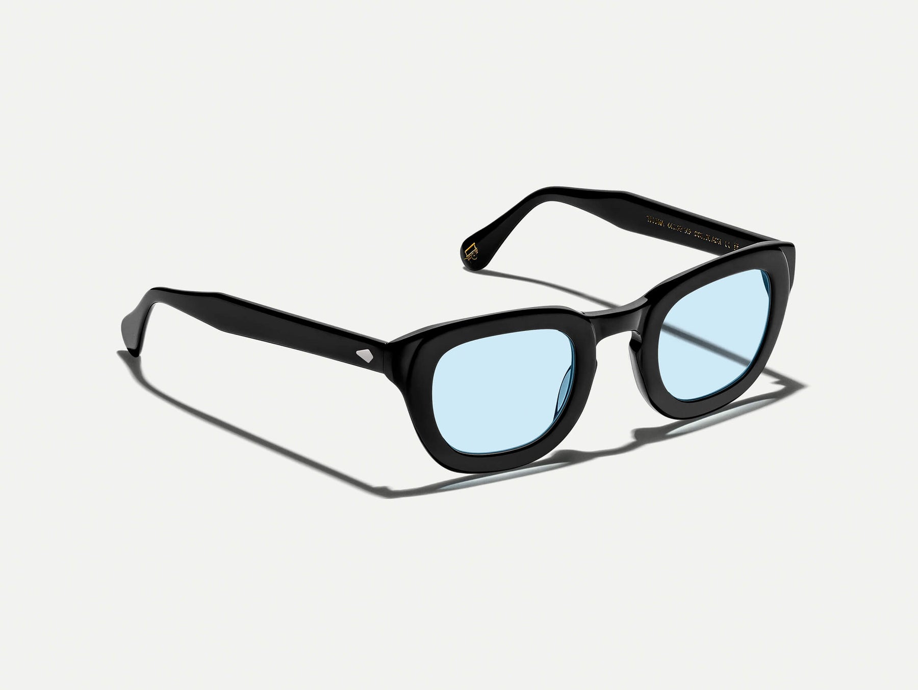 The TELENA in Black with Bel Air Blue Tinted Lenses The TELENA in Black with Bel Air Blue Tinted Lenses