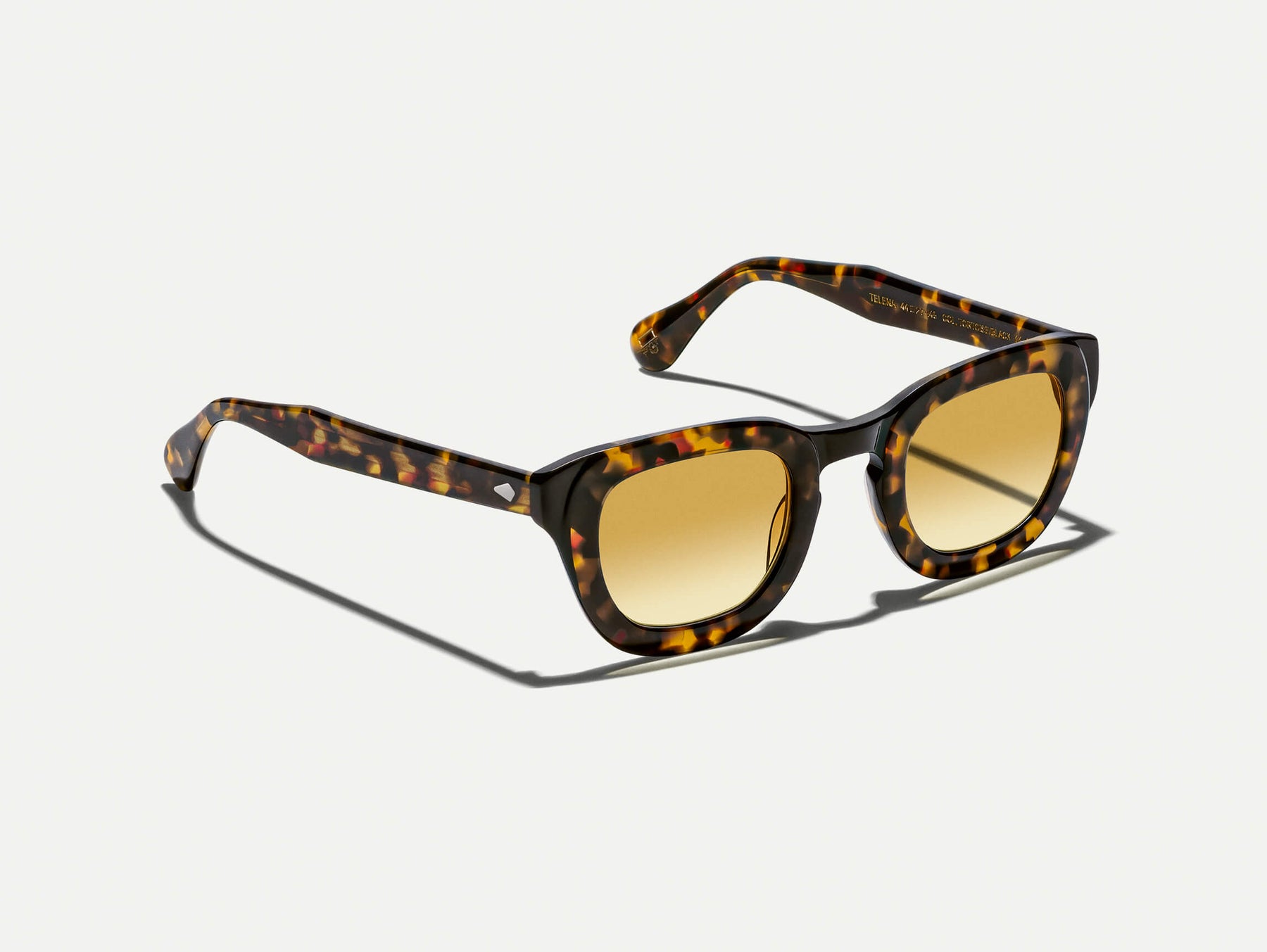 The TELENA in Tortoise/Black with Chestnut Fade Tinted Lenses The TELENA in Tortoise/Black with Chestnut Fade Tinted Lenses