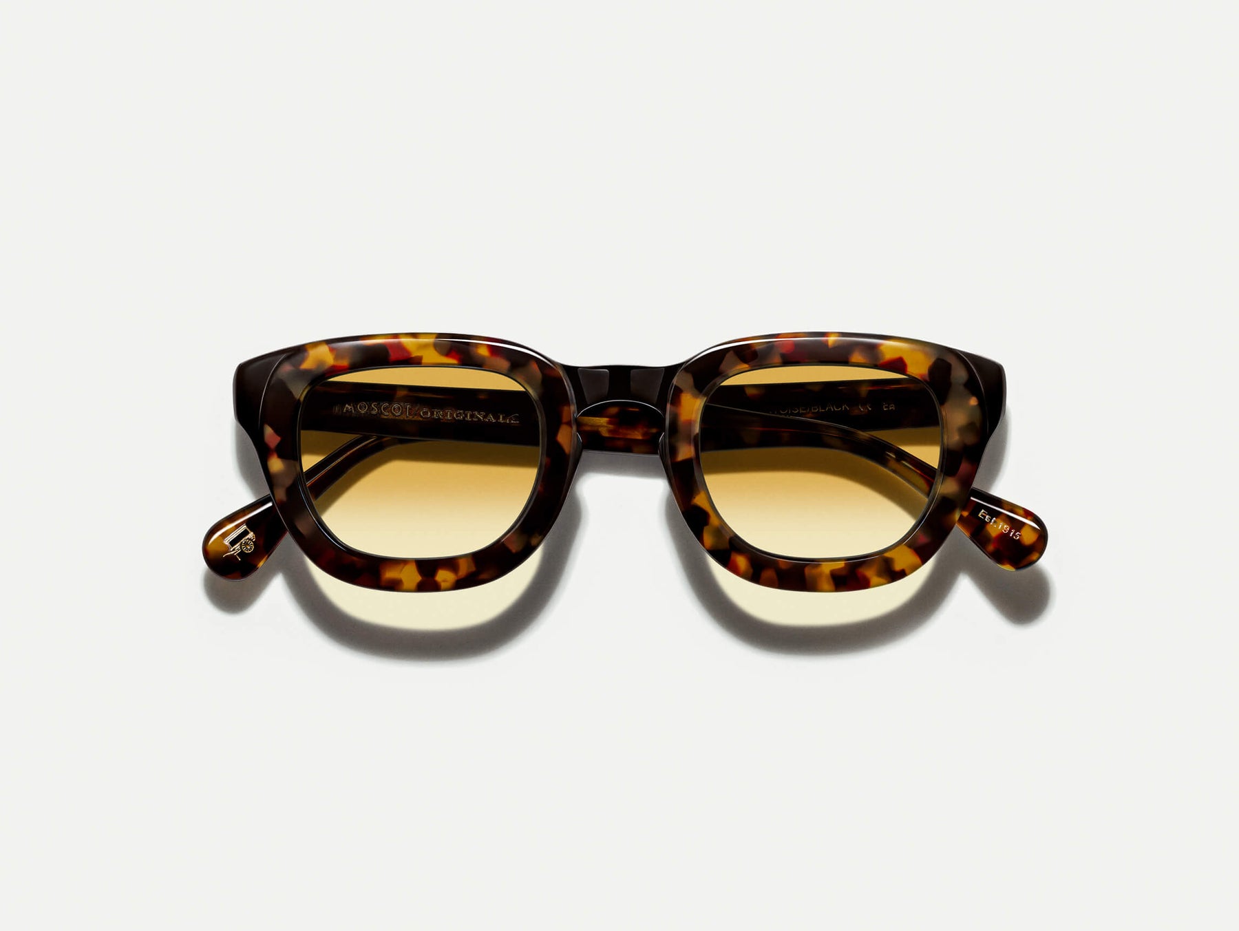 The TELENA in Tortoise/Black with Chestnut Fade Tinted Lenses The TELENA in Tortoise/Black with Chestnut Fade Tinted Lenses