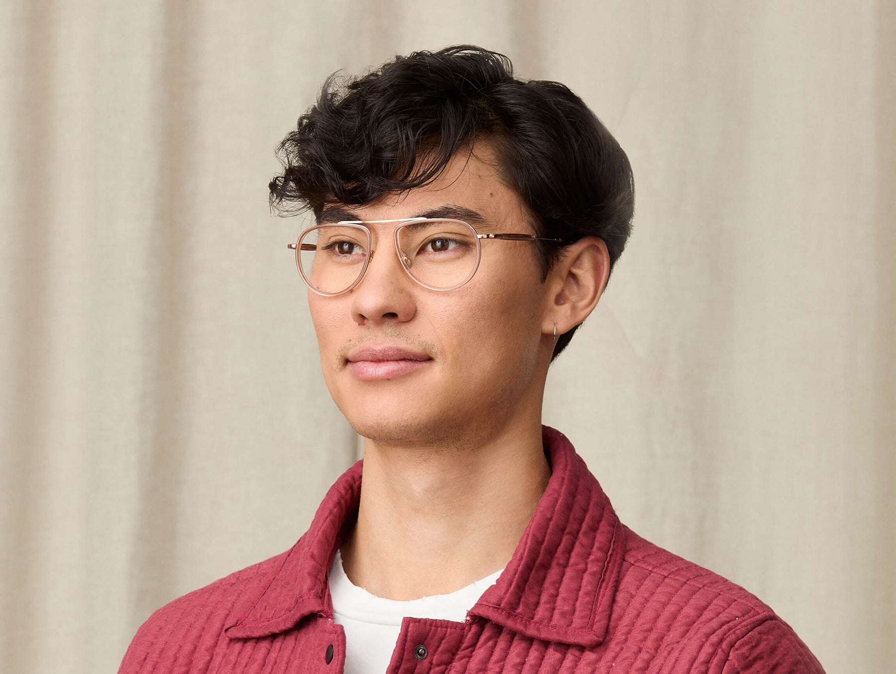 Model is wearing The TRAIF in size 52 in Vintage Rose Model is wearing The TRAIF in size 52 in Vintage Rose