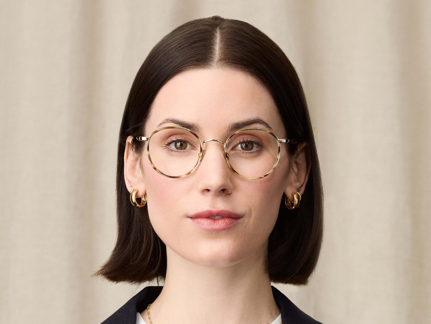 Model is wearing The ZEV in size 49 in Bamboo Model is wearing The ZEV in size 49 in Bamboo