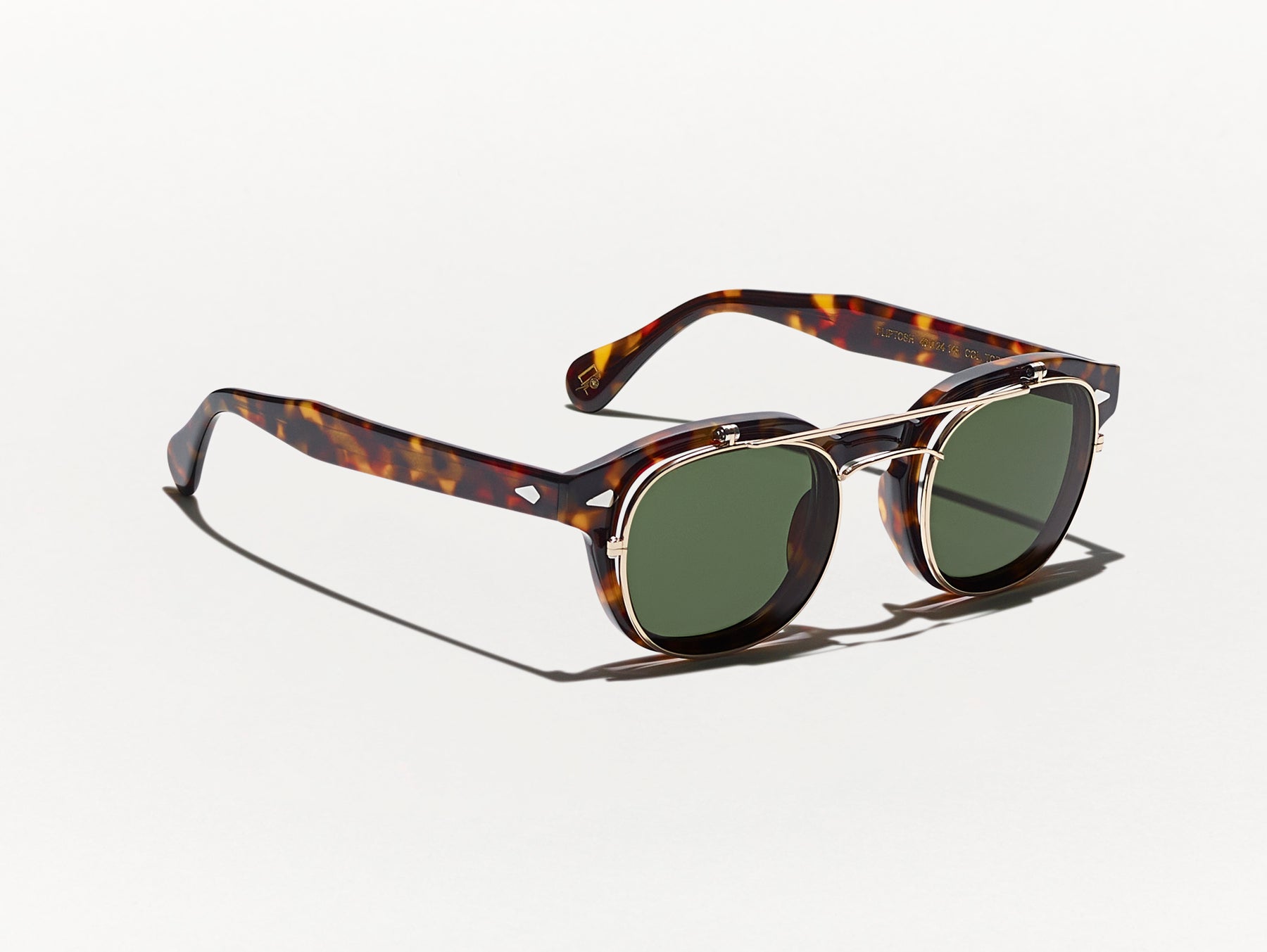 The FLIPTOSH in Tortoise with G-15 Flip Lenses The FLIPTOSH in Tortoise with G-15 Flip Lenses