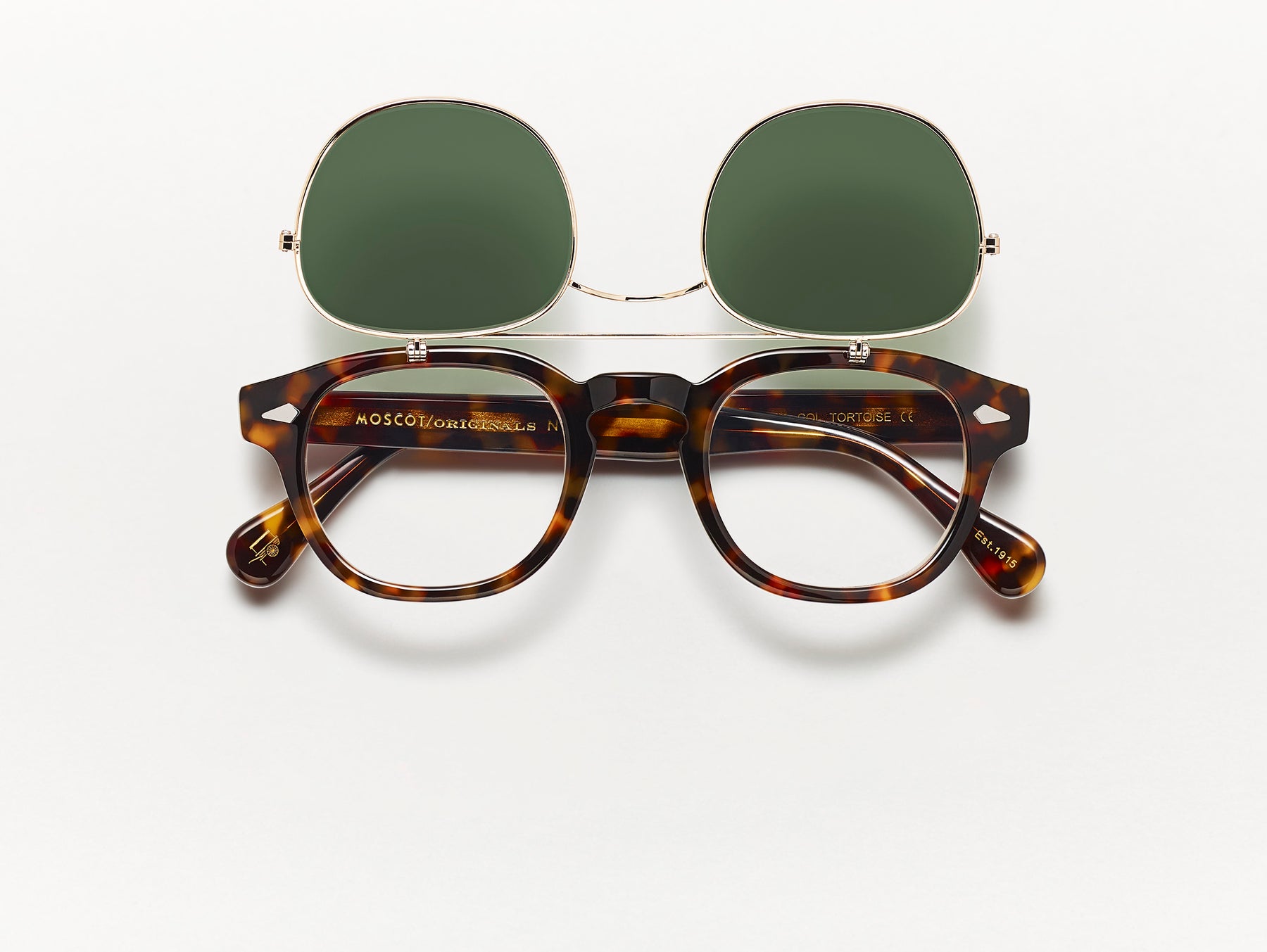 The FLIPTOSH in Tortoise with G-15 Flip Lenses The FLIPTOSH in Tortoise with G-15 Flip Lenses