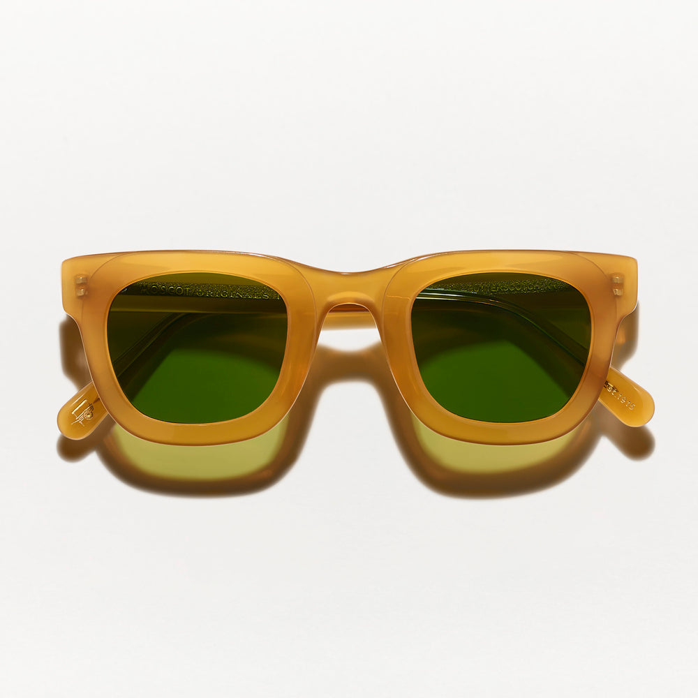 #color_butterscotch | The FRITZ SUN in Butterscotch with Calibar Green Glass Lenses
