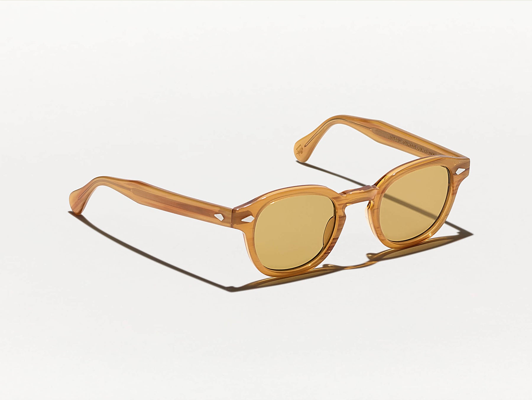 The LEMTOSH in Blonde with Amber Tinted Lenses The LEMTOSH in Blonde with Amber Tinted Lenses