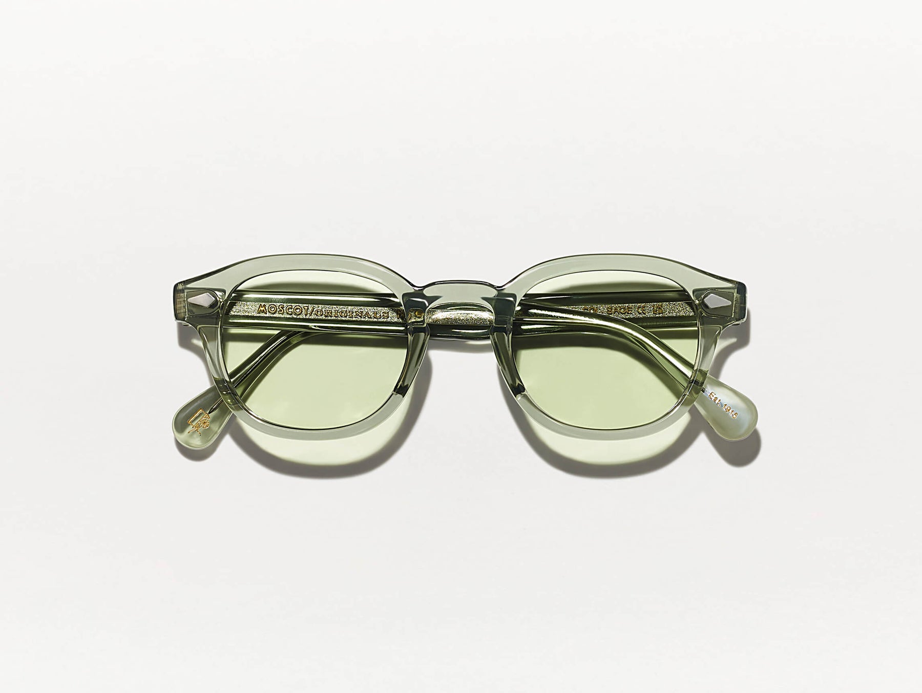 The LEMTOSH in Sage with Limelight Tinted Lenses The LEMTOSH in Sage with Limelight Tinted Lenses