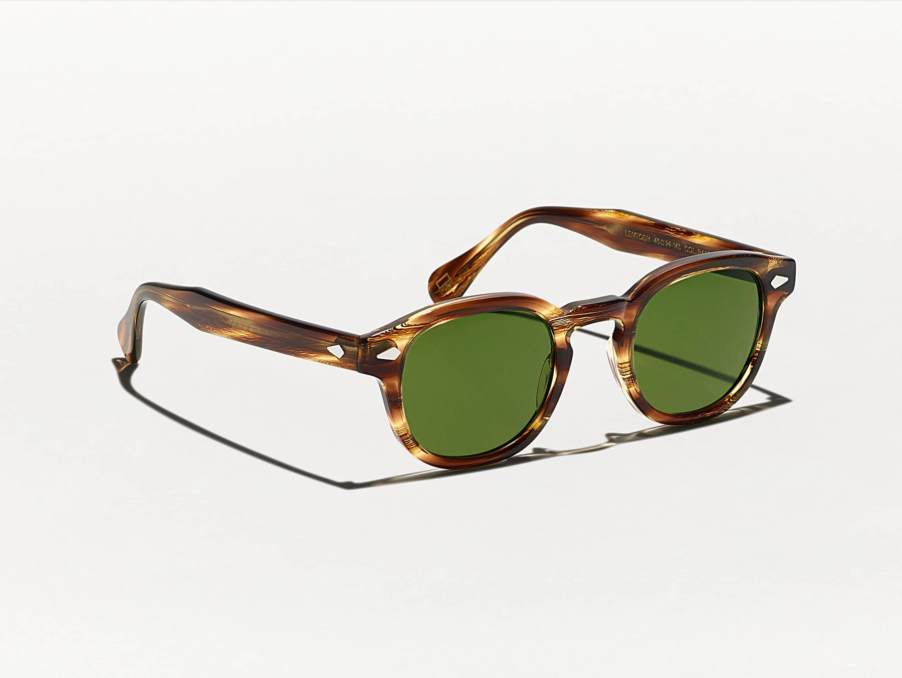 The LEMTOSH SUN in Bamboo with Calibar Green Glass Lenses The LEMTOSH SUN in Bamboo with Calibar Green Glass Lenses