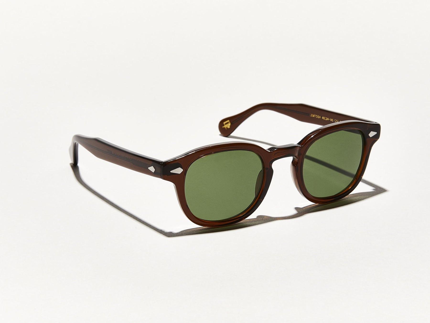 The LEMTOSH SUN in Brown with Calibar Green Glass Lenses The LEMTOSH SUN in Brown with Calibar Green Glass Lenses