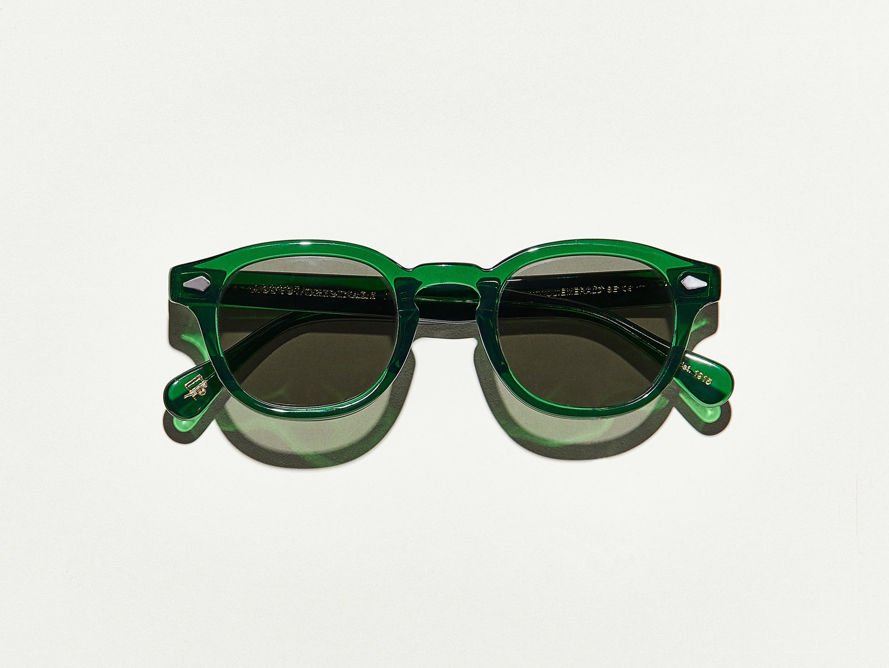 The LEMTOSH SUN in Emerald with Grey Glass Lenses The LEMTOSH SUN in Emerald with Grey Glass Lenses