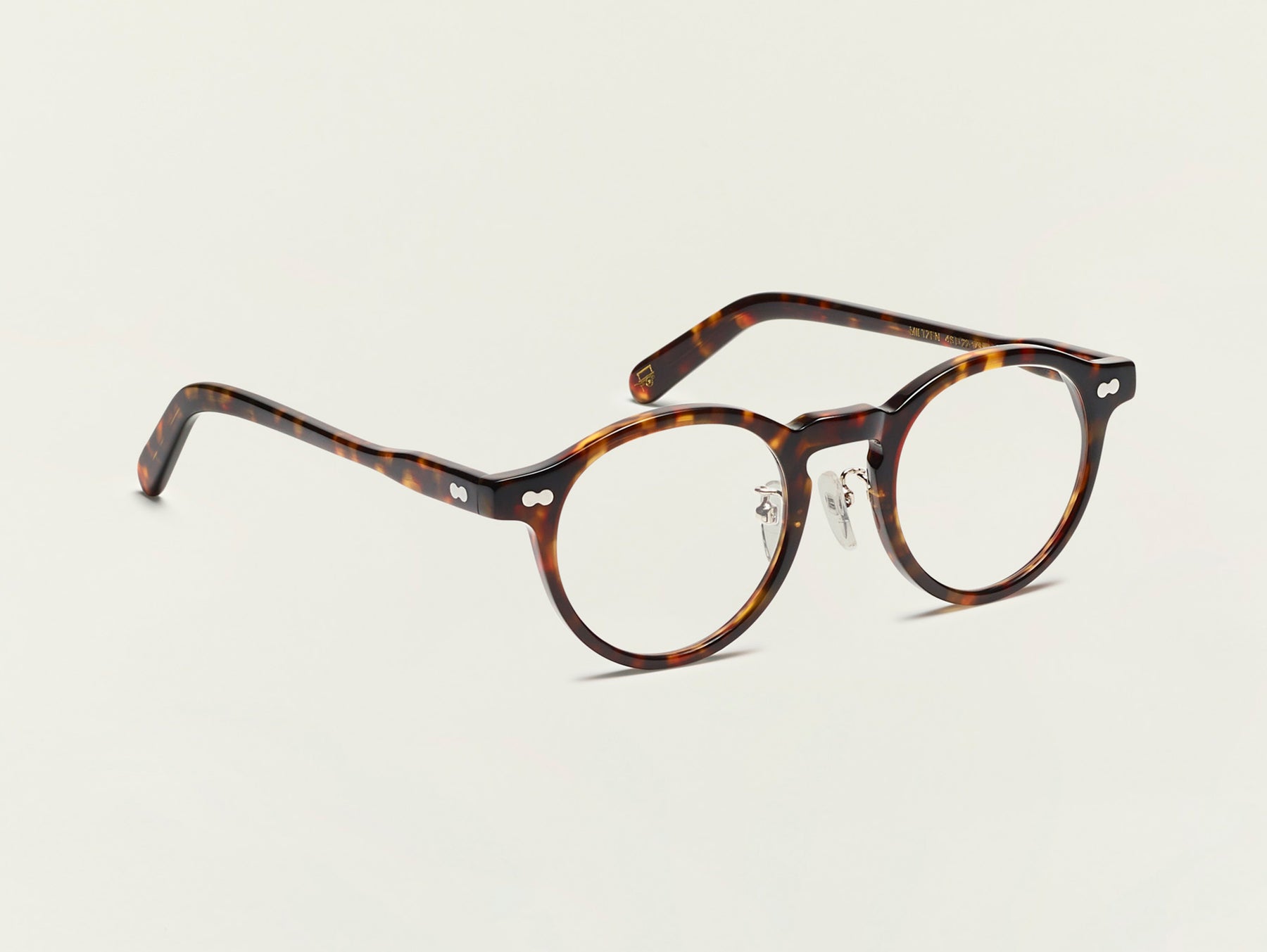 The MILTZEN W/ METAL NOSE PADS in Tortoise The MILTZEN W/ METAL NOSE PADS in Tortoise
