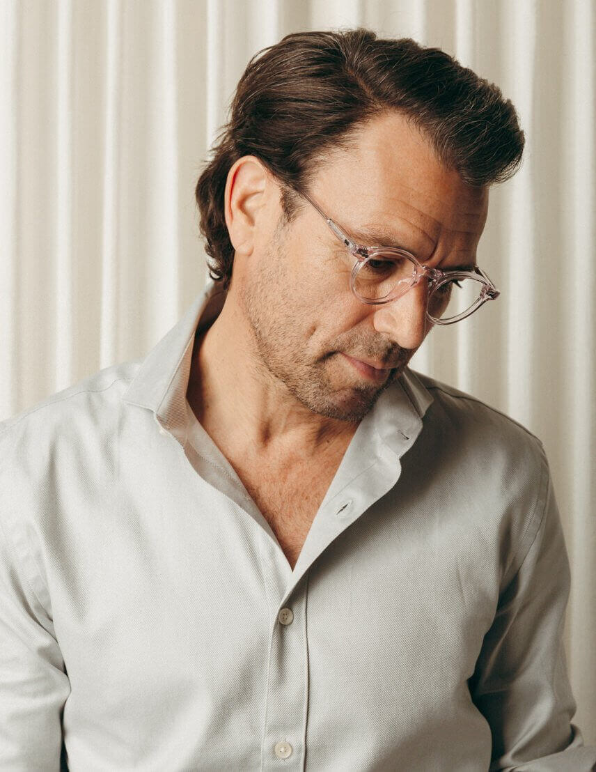 Model is wearing The MILTZEN in size 46 in Blush Model is wearing The MILTZEN in size 46 in Blush