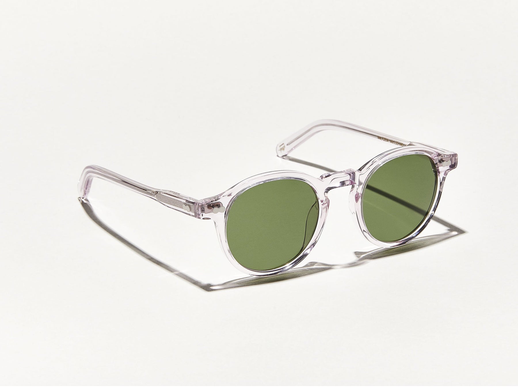 The MILTZEN in Blush with Calibar Green Glass Lenses The MILTZEN in Blush with Calibar Green Glass Lenses