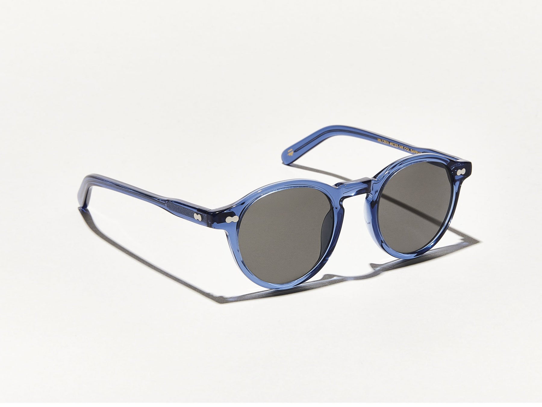 The MILTZEN in Sapphire with Grey Glass Lenses The MILTZEN in Sapphire with Grey Glass Lenses