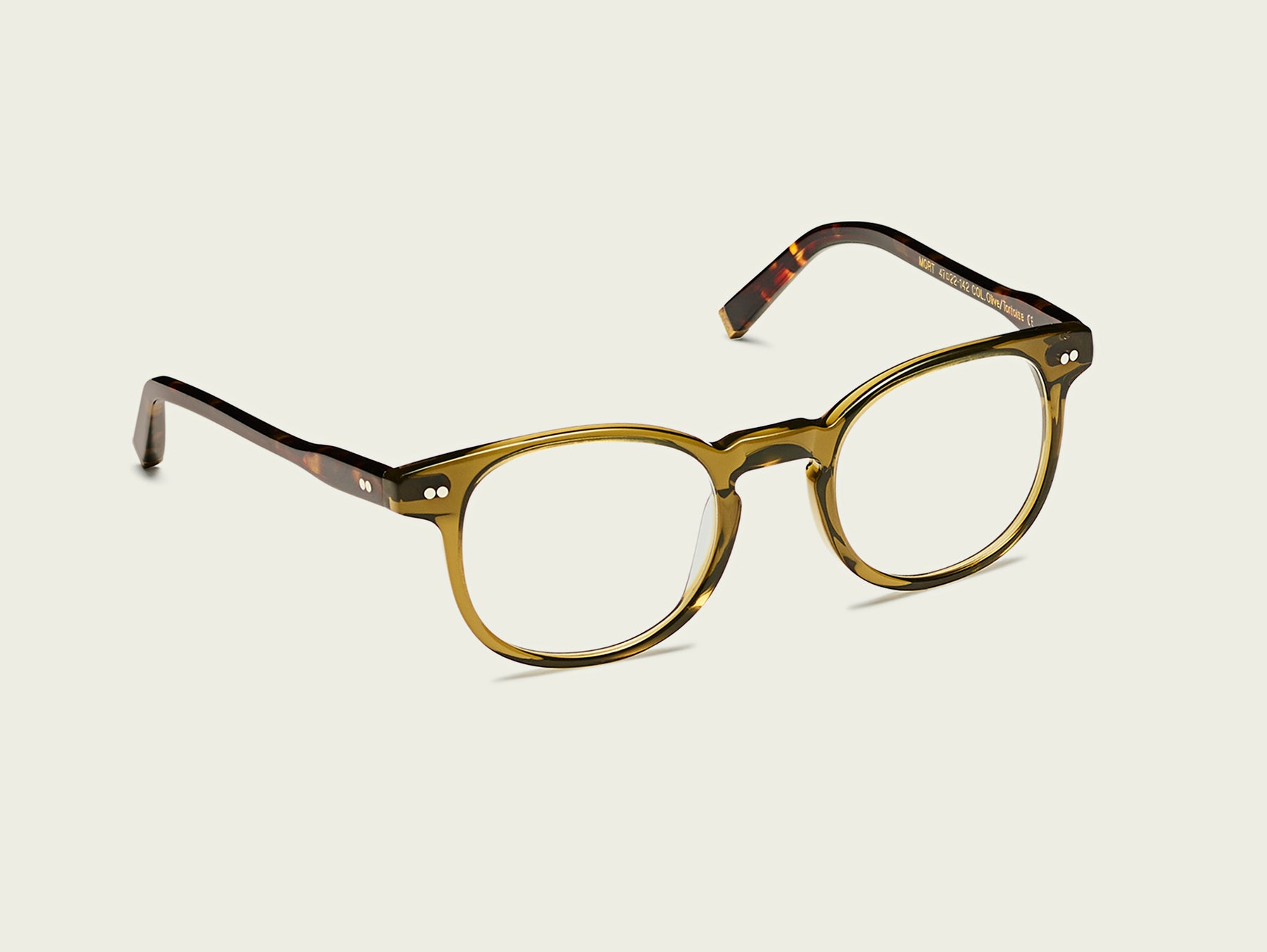 The MORT in olive/tortoise The MORT in olive/tortoise