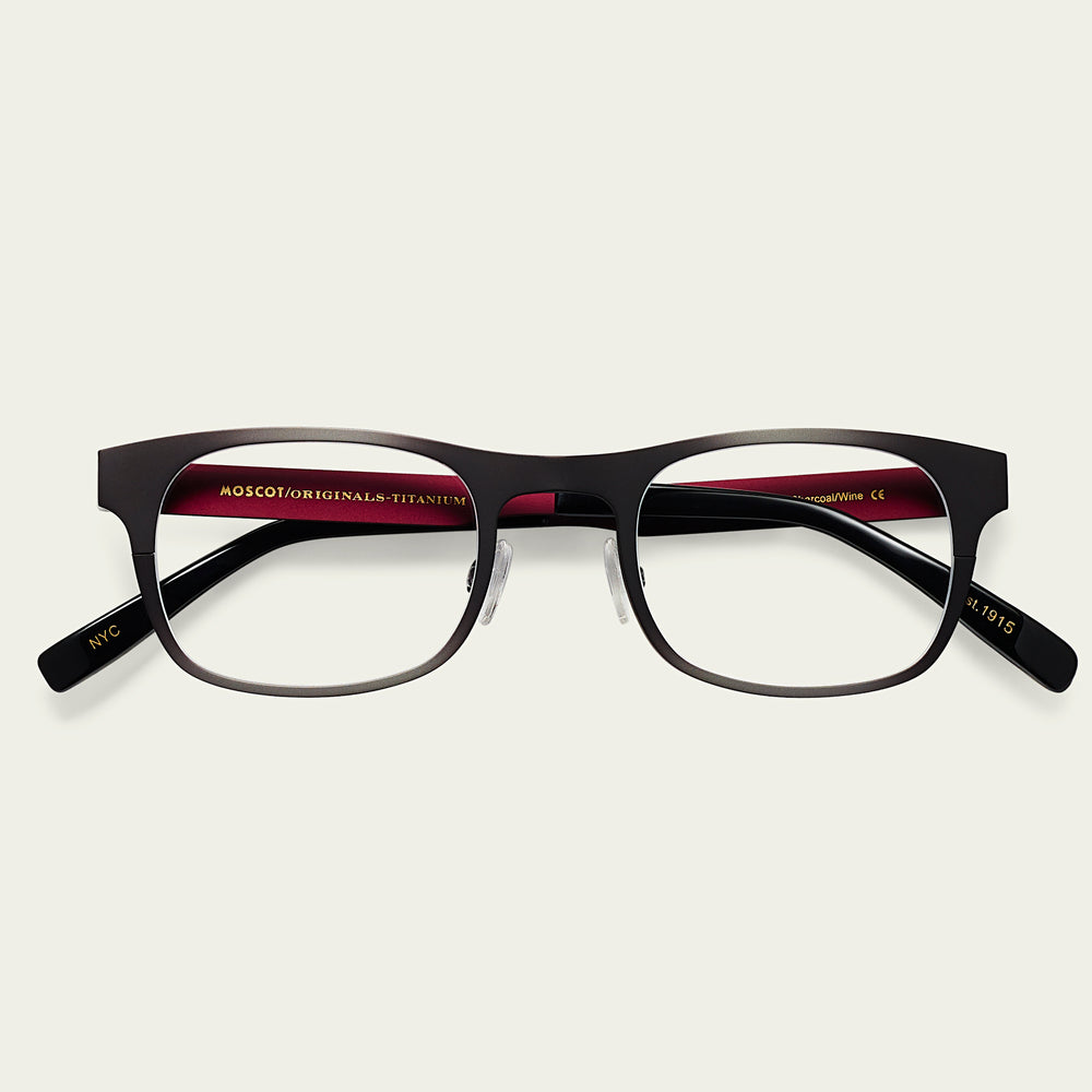 #color_charcoal/wine | The NEBB-T Ready Reader in Charcoal/Wine
