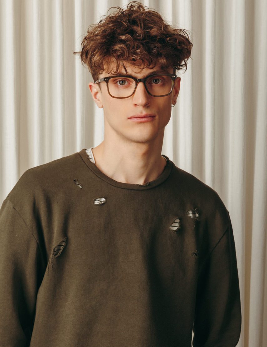 Model is wearing The PAT in size 49 in Sage Model is wearing The PAT in size 49 in Sage