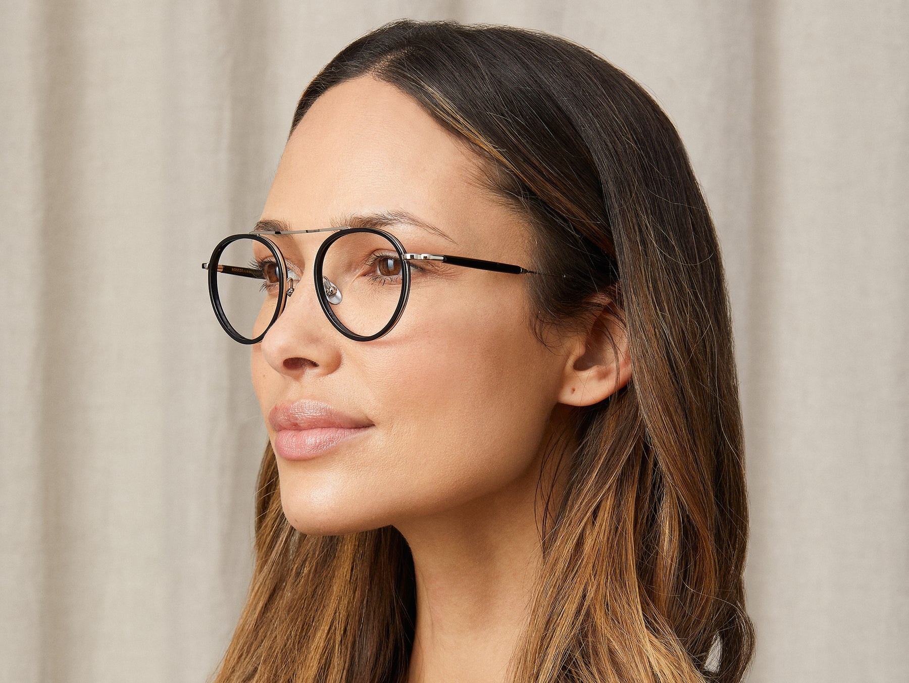 Model is wearing The PUPIK in size 47 in Black/Silver Model is wearing The PUPIK in size 47 in Black/Silver