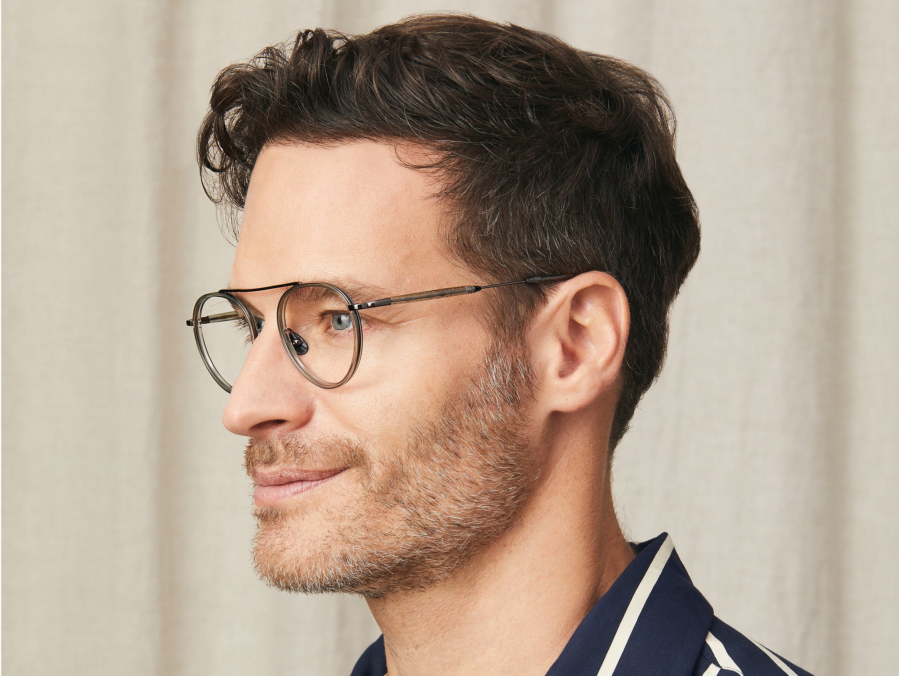 Model is wearing The PUPIK in size 47 in Sage/Pewter Model is wearing The PUPIK in size 47 in Sage/Pewter