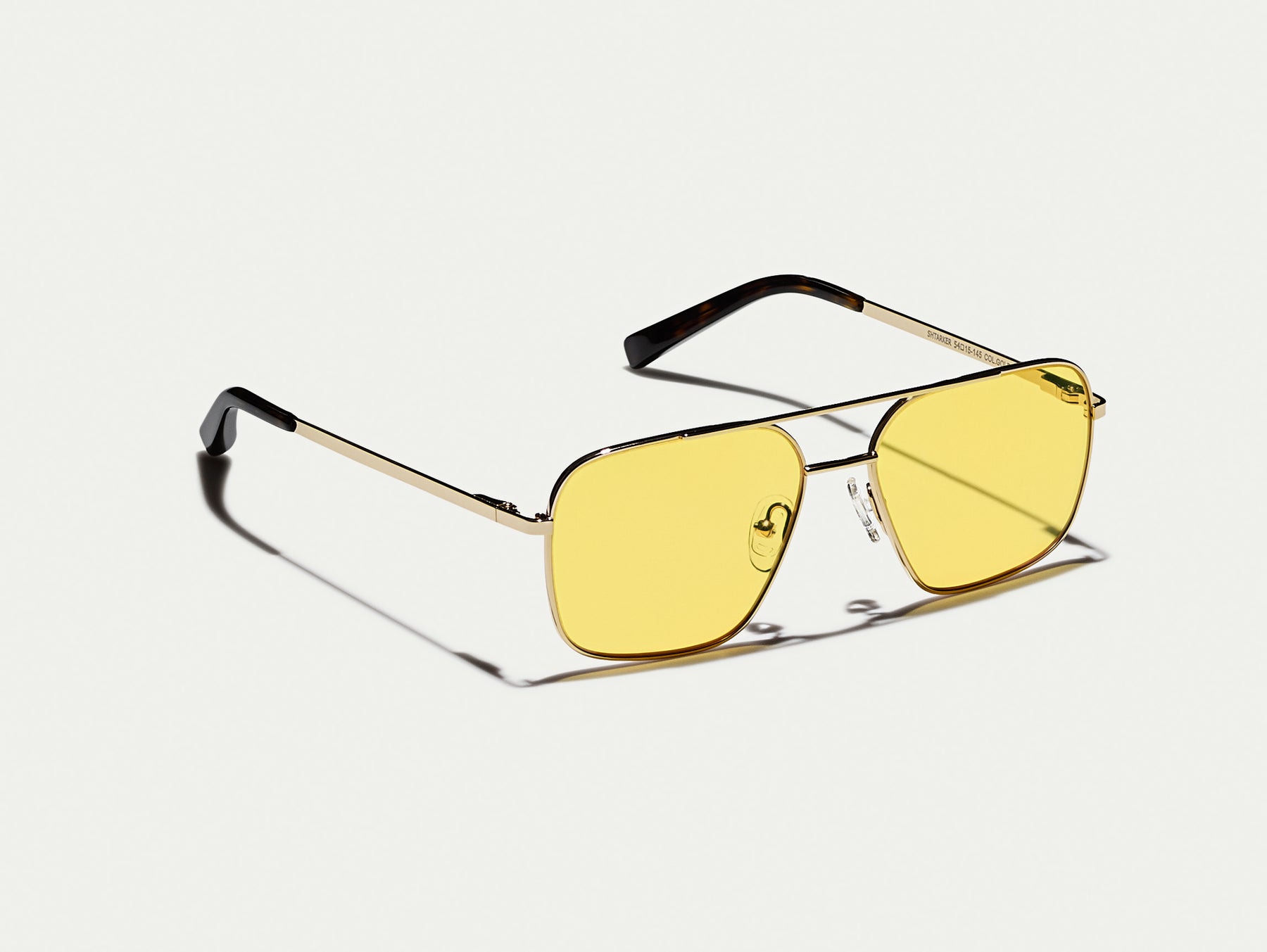 The SHTARKER in Gold with Mellow Yellow Tinted Lenses The SHTARKER in Gold with Mellow Yellow Tinted Lenses