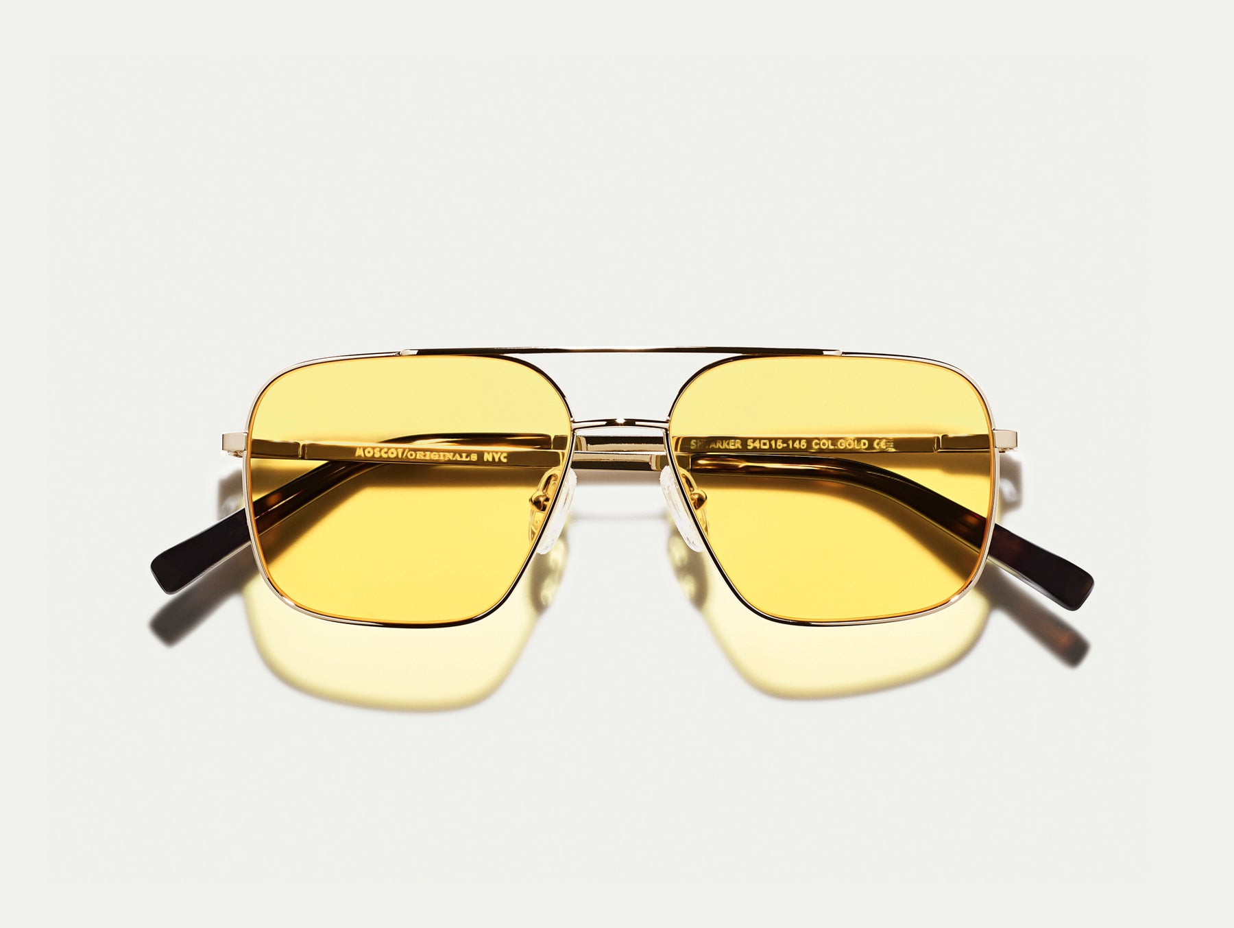 The SHTARKER in Gold with Mellow Yellow Tinted Lenses The SHTARKER in Gold with Mellow Yellow Tinted Lenses