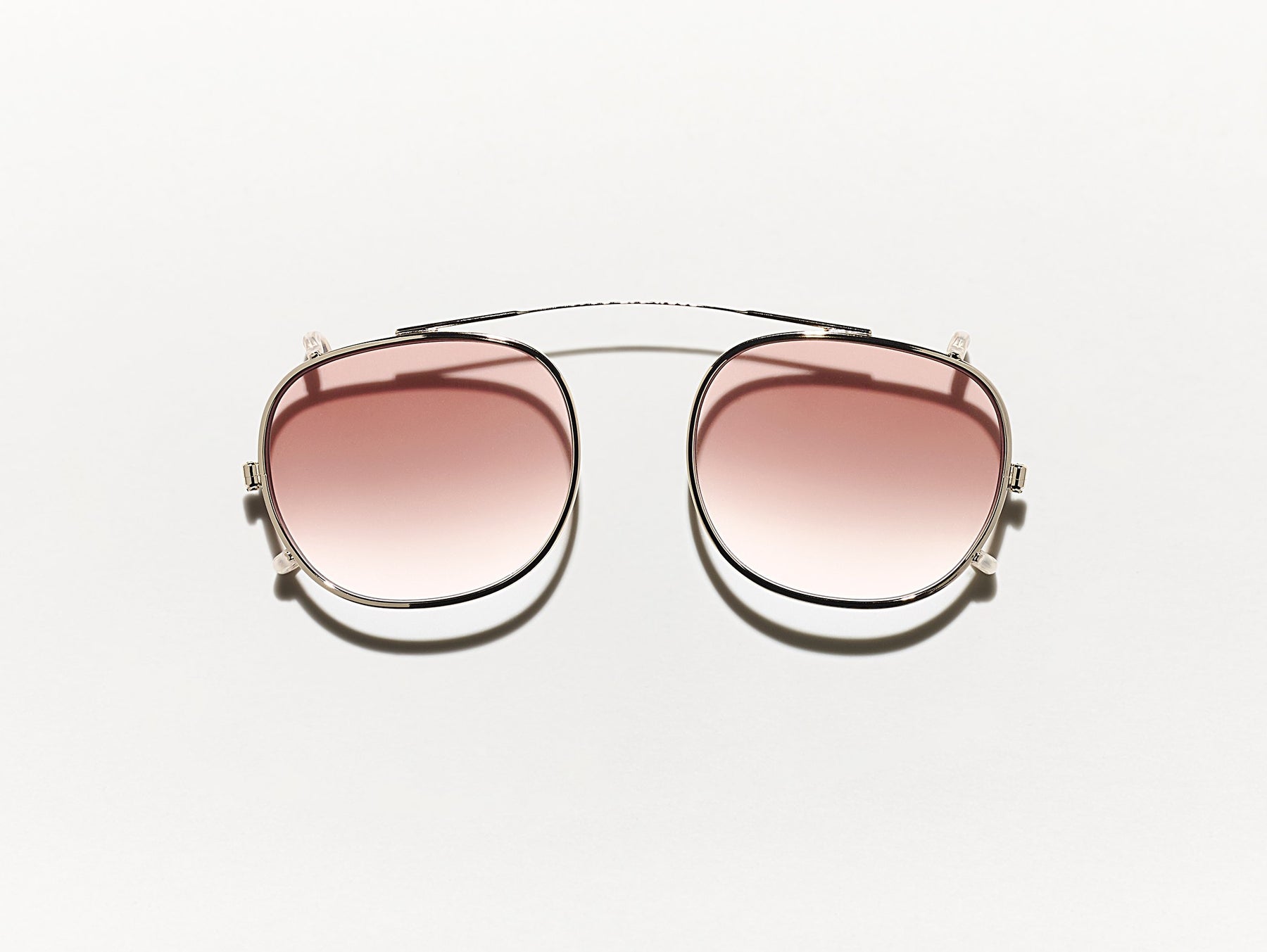 The CLIPTOSH in Gold with Root Beer Fade Tinted Lenses The CLIPTOSH in Gold with Root Beer Fade Tinted Lenses